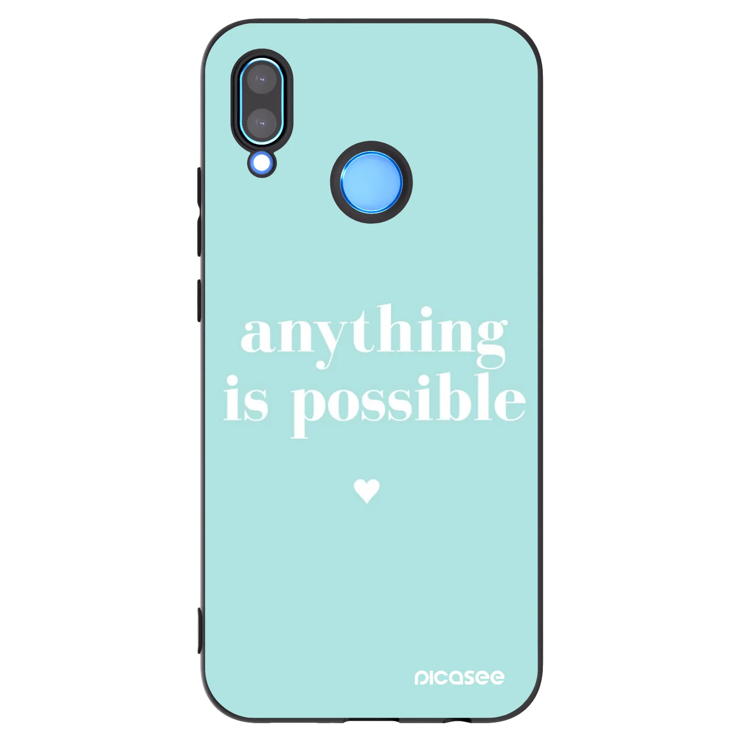 Picasee husă neagră din silicon pentru Huawei P20 Lite - Anything is possible