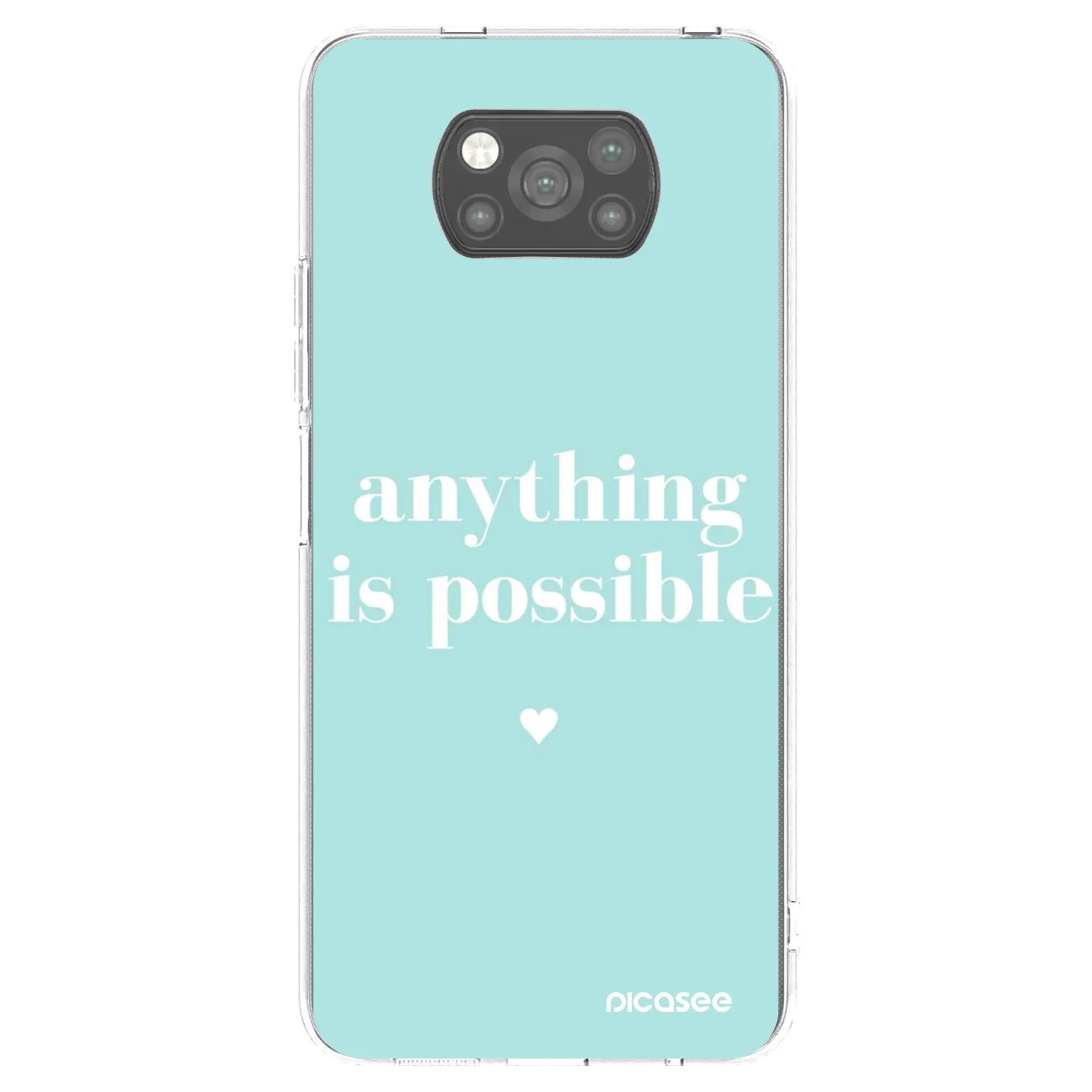 Picasee husă neagră din silicon pentru Xiaomi Poco X3 Pro - Anything is possible