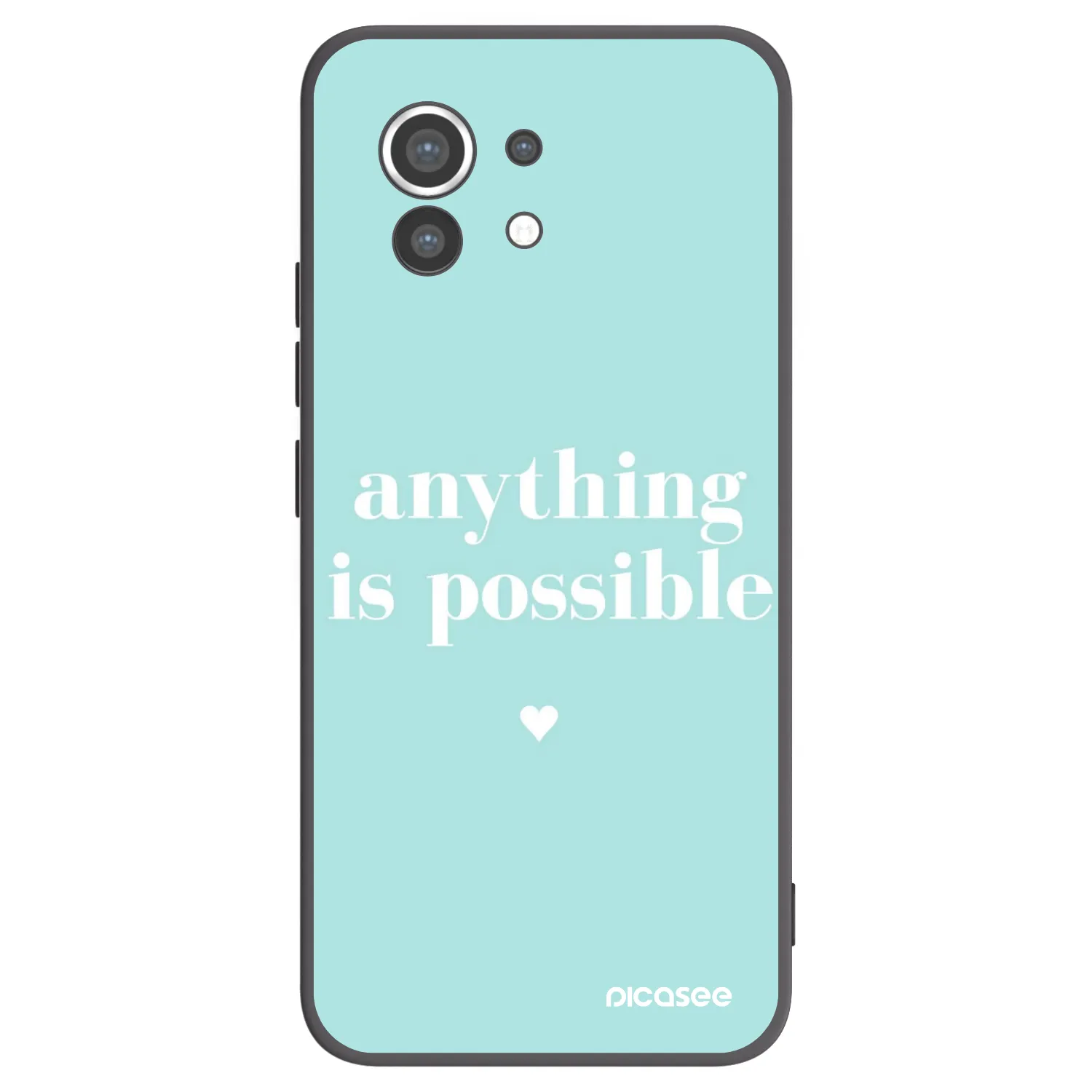 Picasee husă neagră din silicon pentru Xiaomi Mi 11 - Anything is possible
