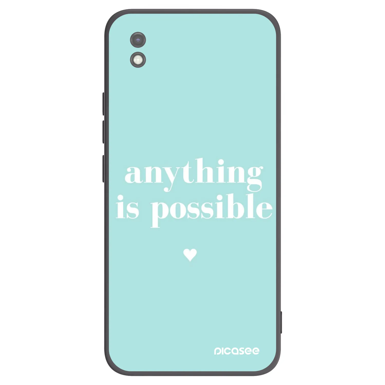 Picasee husă neagră din silicon pentru Xiaomi Redmi 9AT - Anything is possible