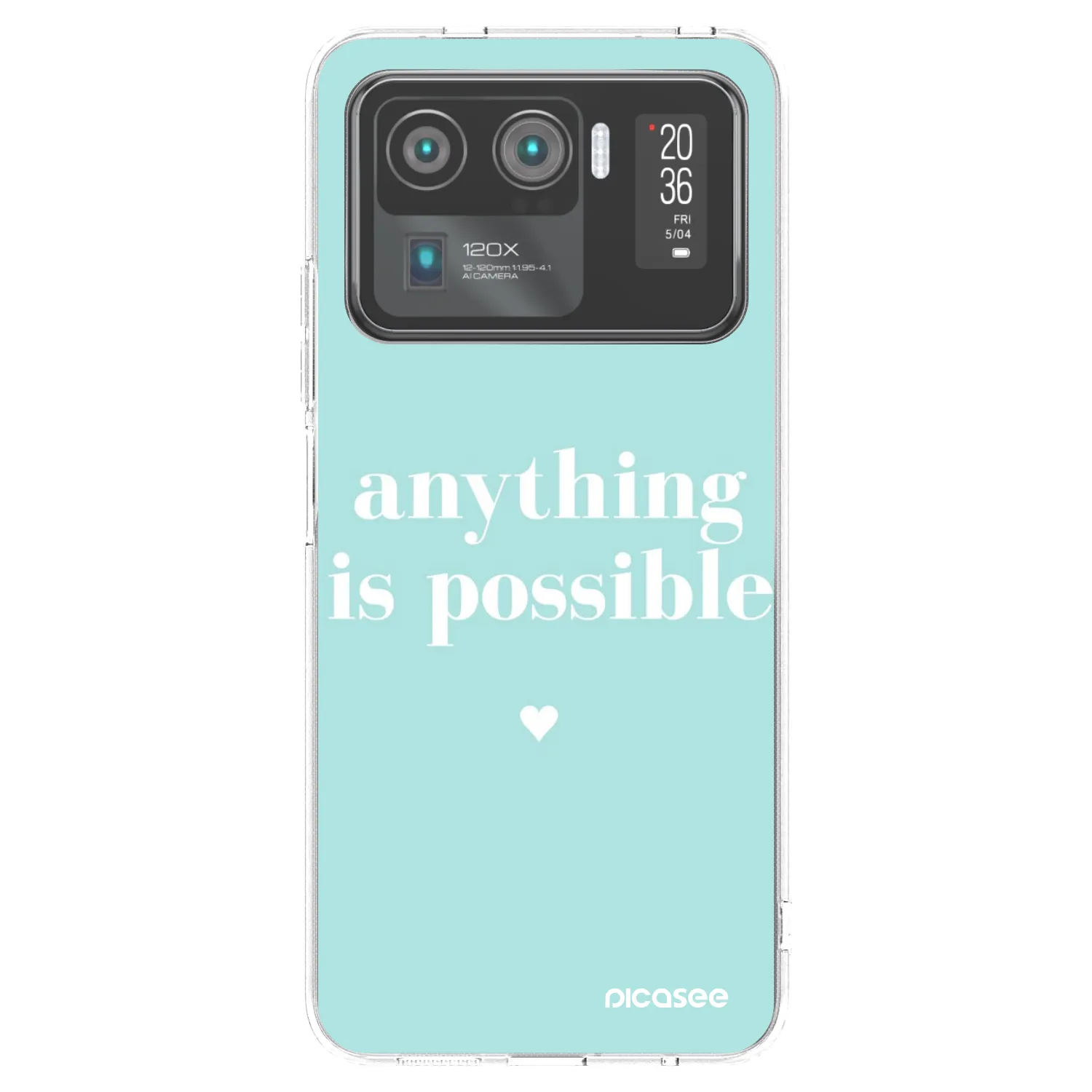 Picasee husă transparentă din silicon pentru Xiaomi Mi 11 Ultra - Anything is possible
