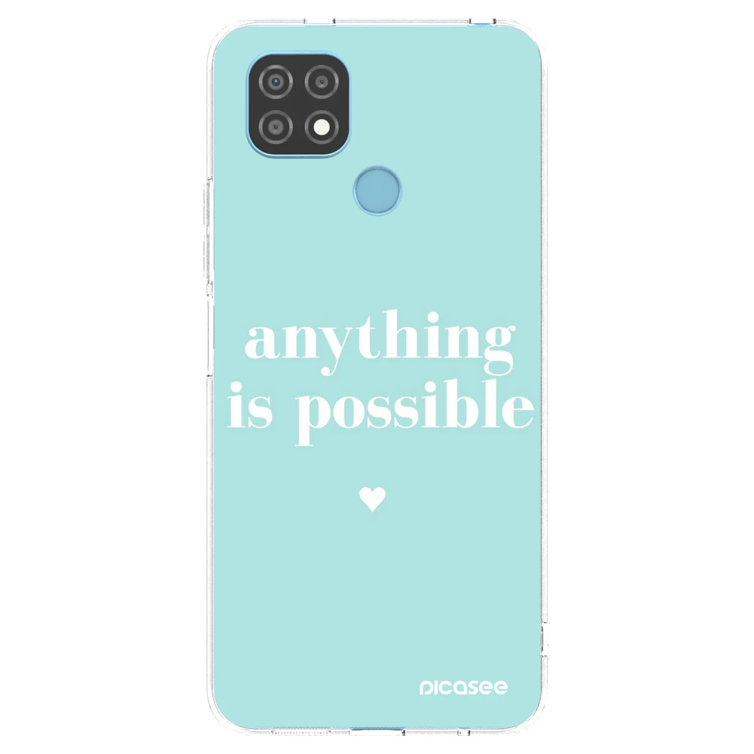Picasee husă transparentă din silicon pentru Realme C21 - Anything is possible