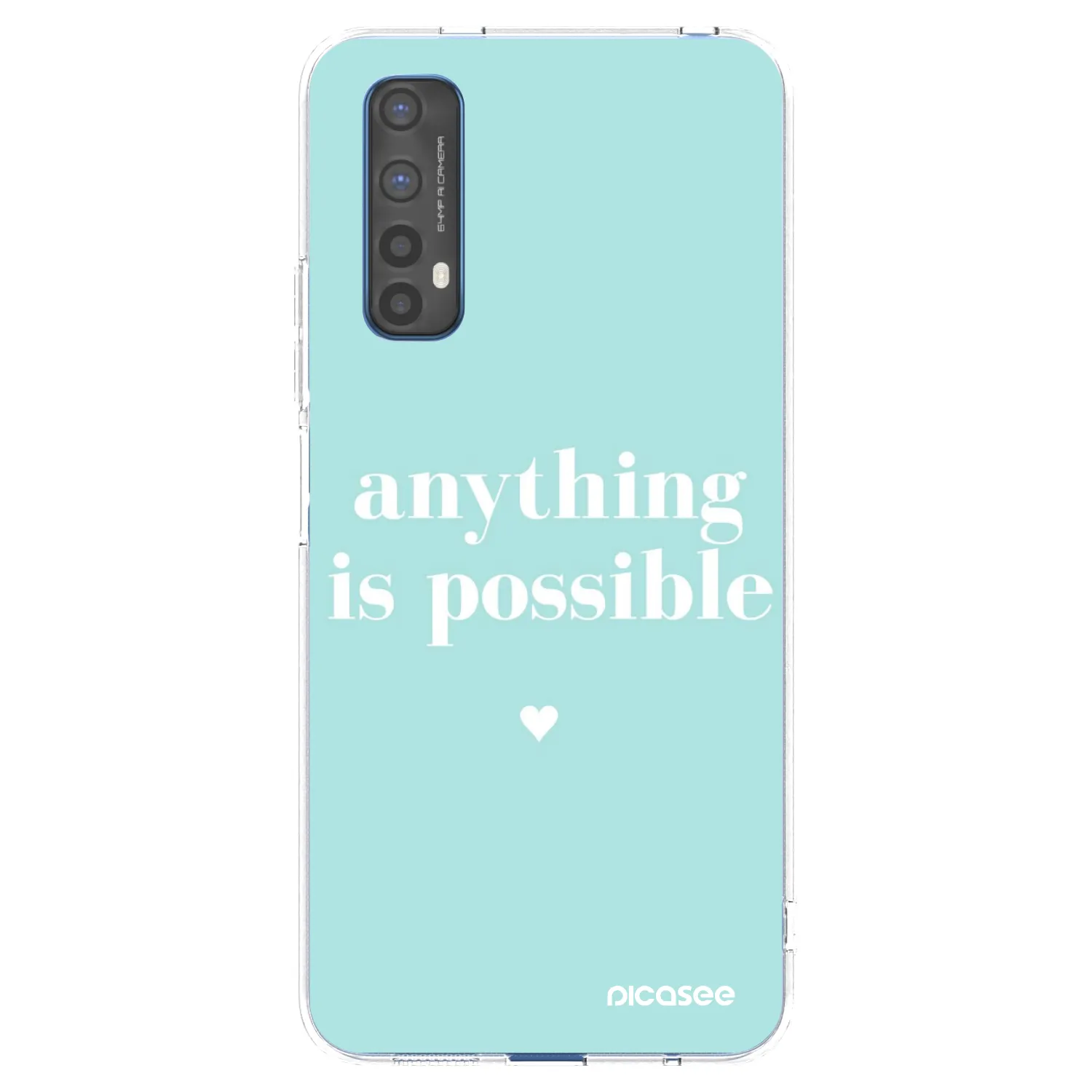 Picasee husă transparentă din silicon pentru Realme 7 - Anything is possible