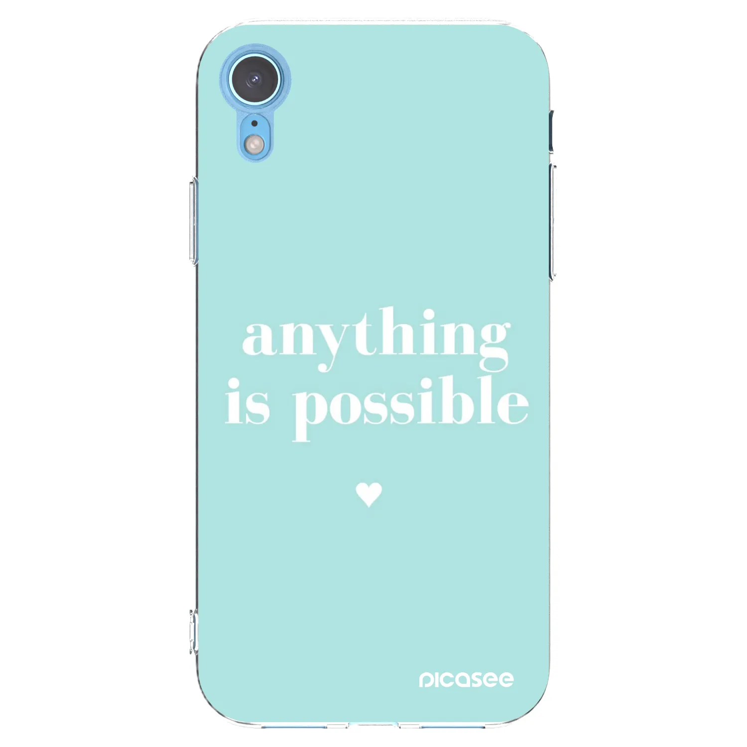 Picasee husă transparentă din silicon pentru Apple iPhone XR - Anything is possible