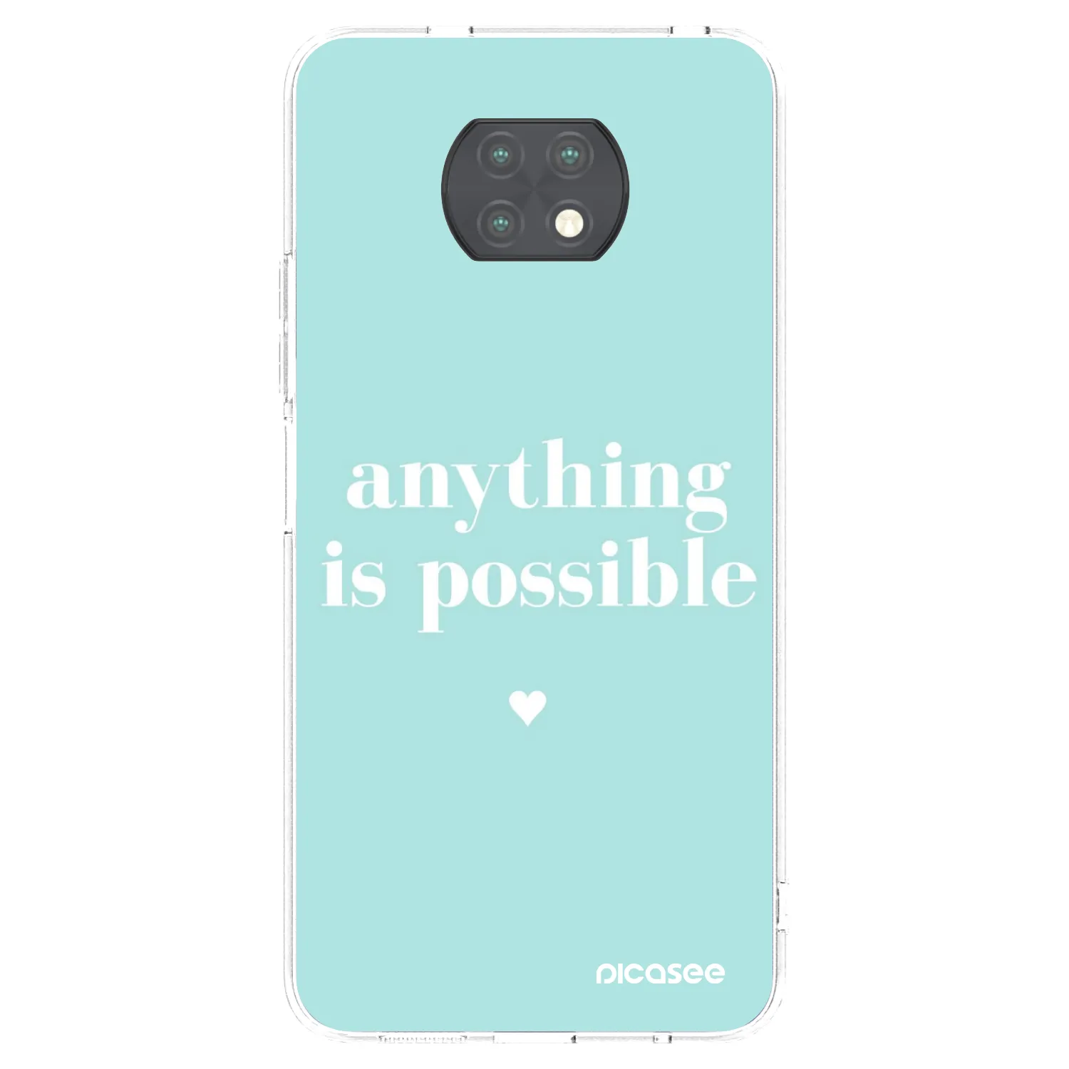 Picasee husă transparentă din silicon pentru Xiaomi Redmi Note 9T - Anything is possible