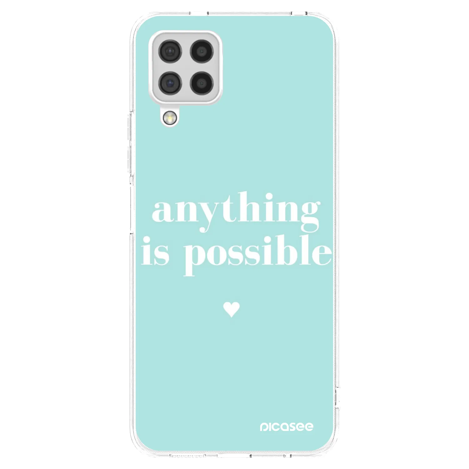 Picasee husă transparentă din silicon pentru Samsung Galaxy A22 A225F 4G - Anything is possible