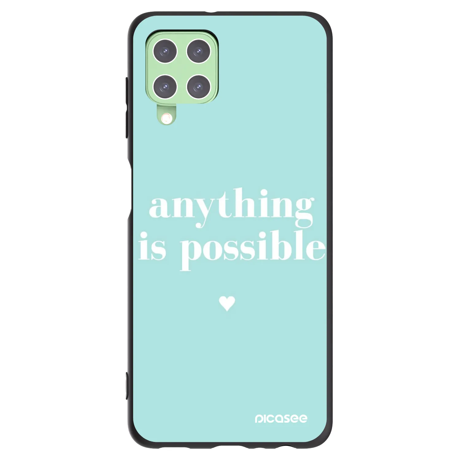 Picasee husă neagră din silicon pentru Samsung Galaxy A22 A225F 4G - Anything is possible