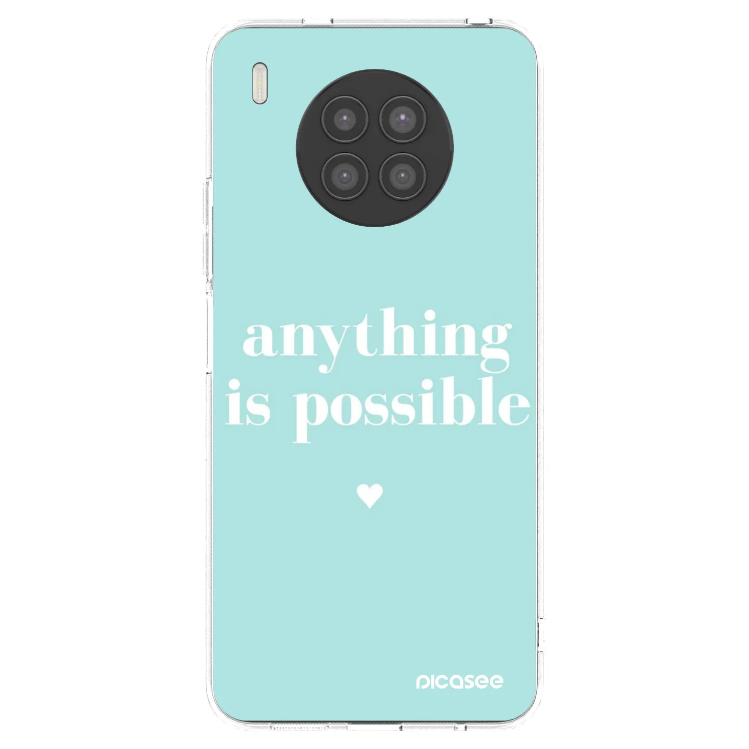 Picasee husă transparentă din silicon pentru Huawei Nova 8i - Anything is possible