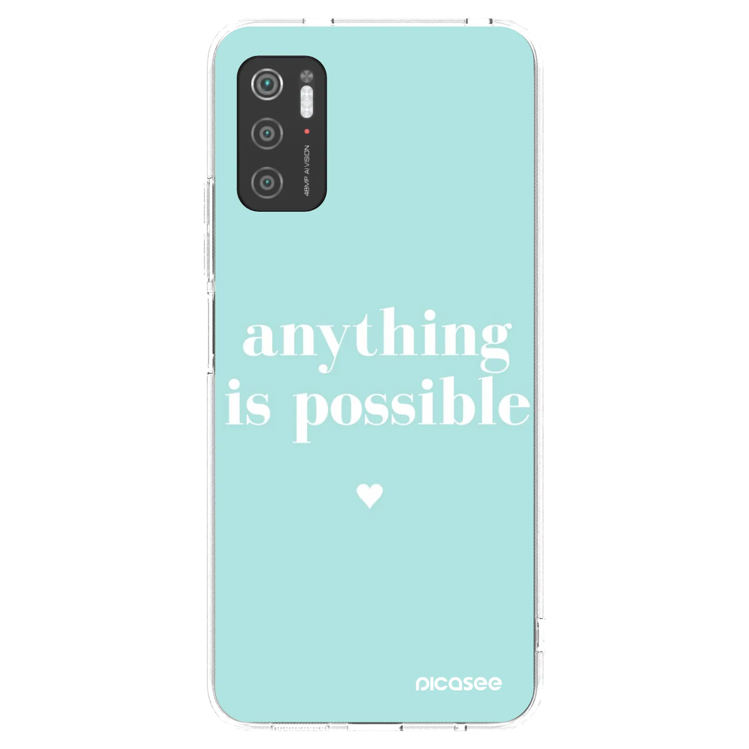 Picasee husă transparentă din silicon pentru Xiaomi Poco M3 Pro 5G - Anything is possible