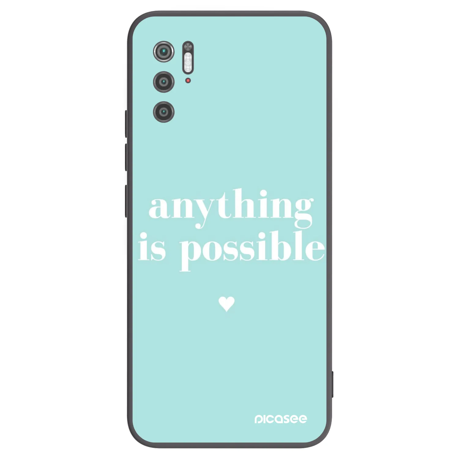 Picasee husă neagră din silicon pentru Xiaomi Poco M3 Pro 5G - Anything is possible