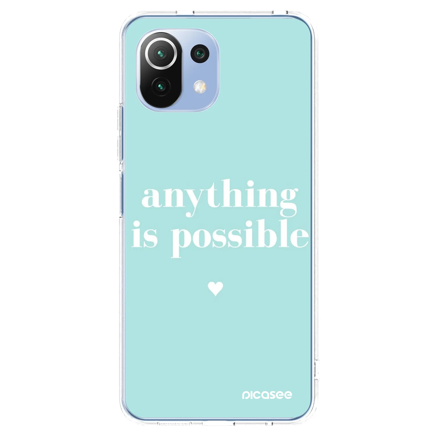 Picasee husă transparentă din silicon pentru Xiaomi 11 Lite 5G NE - Anything is possible