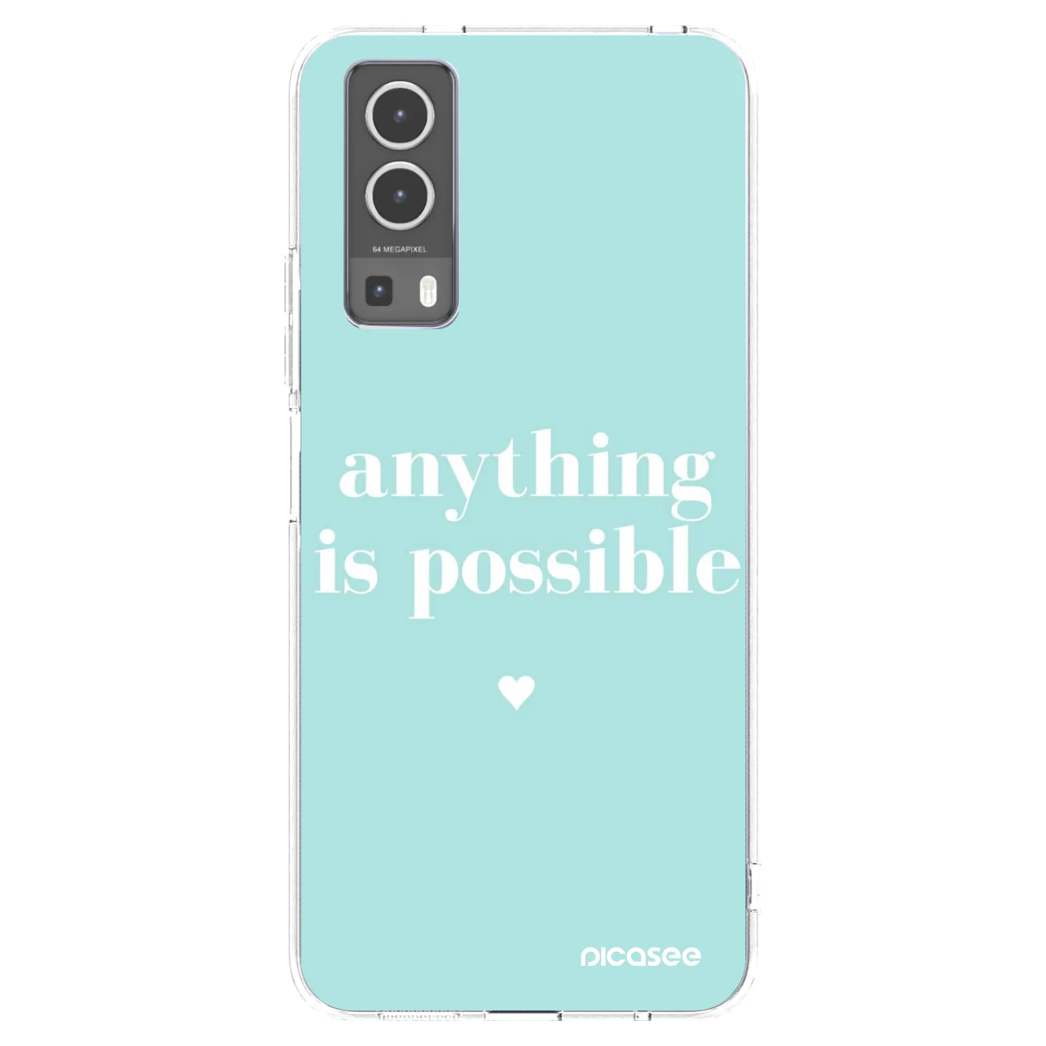 Picasee husă transparentă din silicon pentru Vivo Y72 5G - Anything is possible