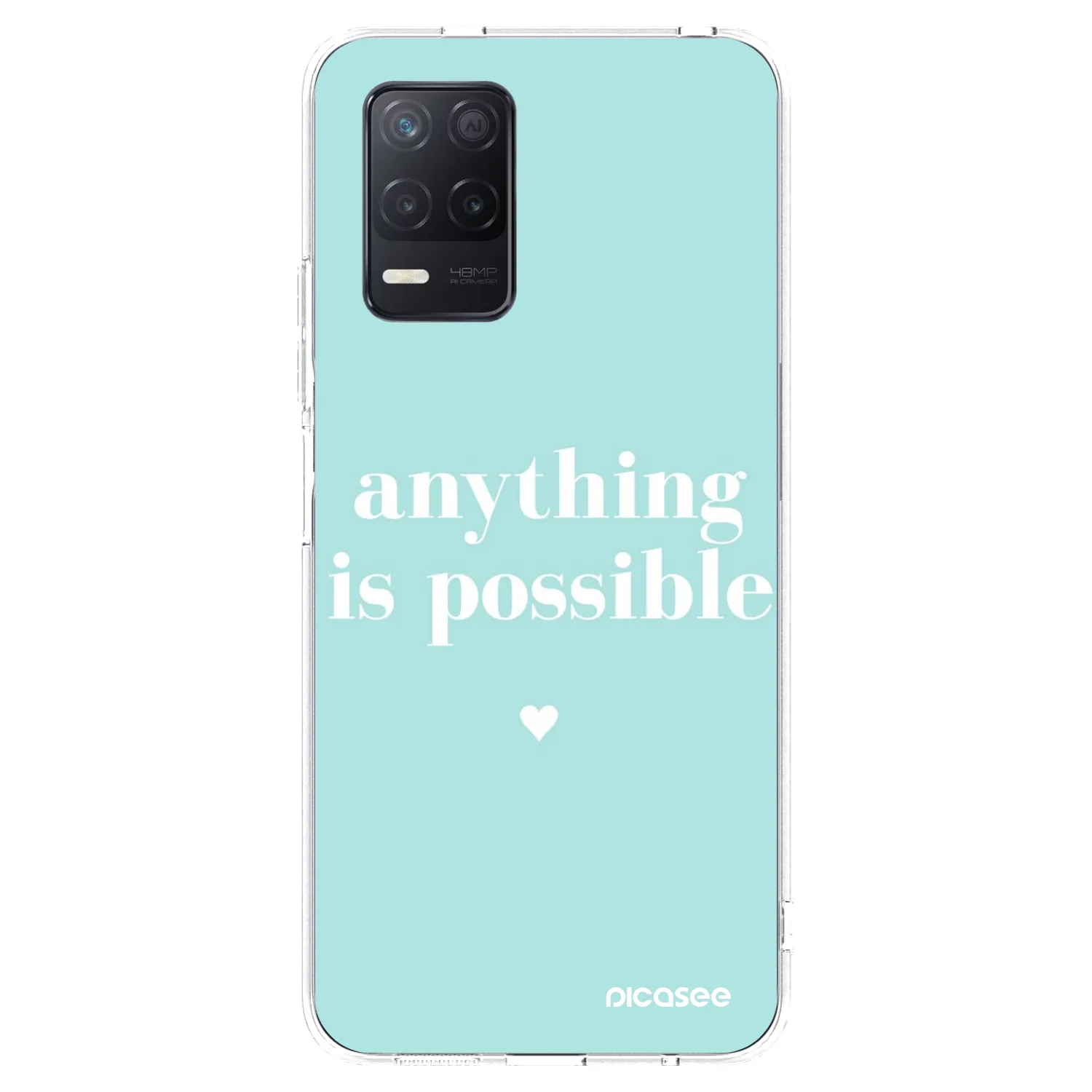 Picasee husă transparentă din silicon pentru Realme 8 5G - Anything is possible