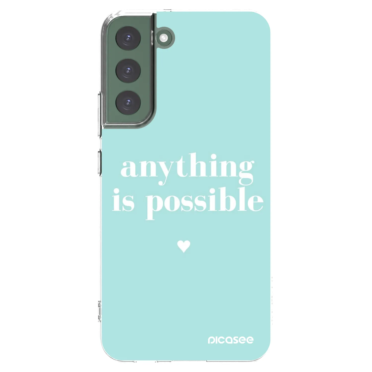 Picasee husă transparentă din silicon pentru Samsung Galaxy S22+ 5G - Anything is possible