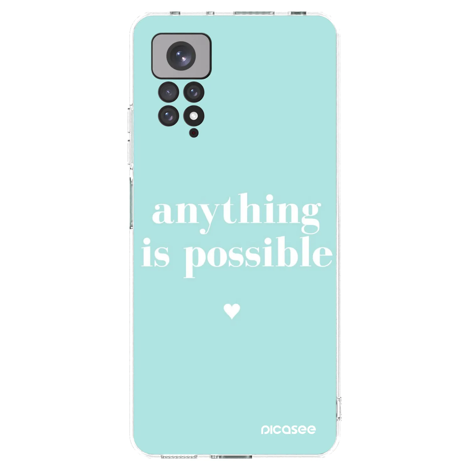 Picasee husă transparentă din silicon pentru Xiaomi Redmi Note 11 - Anything is possible