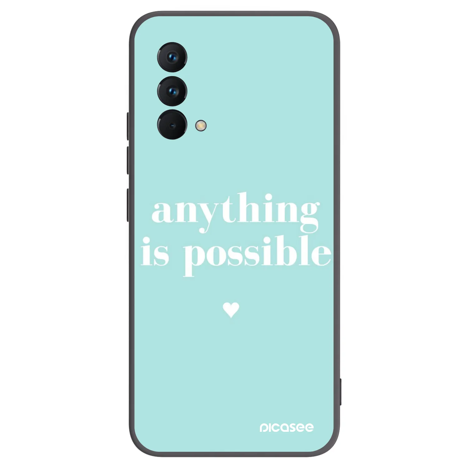 Picasee husă neagră din silicon pentru Realme GT Master Edition 5G - Anything is possible