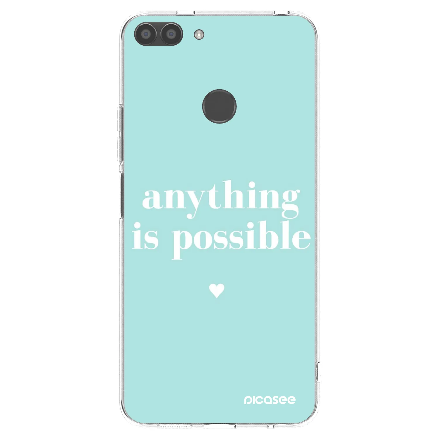 Picasee husă transparentă din silicon pentru Huawei P Smart - Anything is possible
