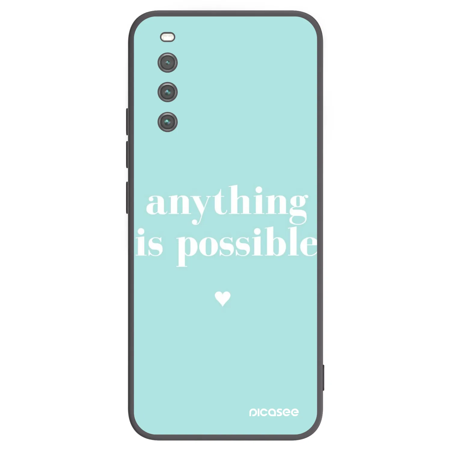 Picasee husă neagră din silicon pentru Sony Xperia 10 IV 5G - Anything is possible