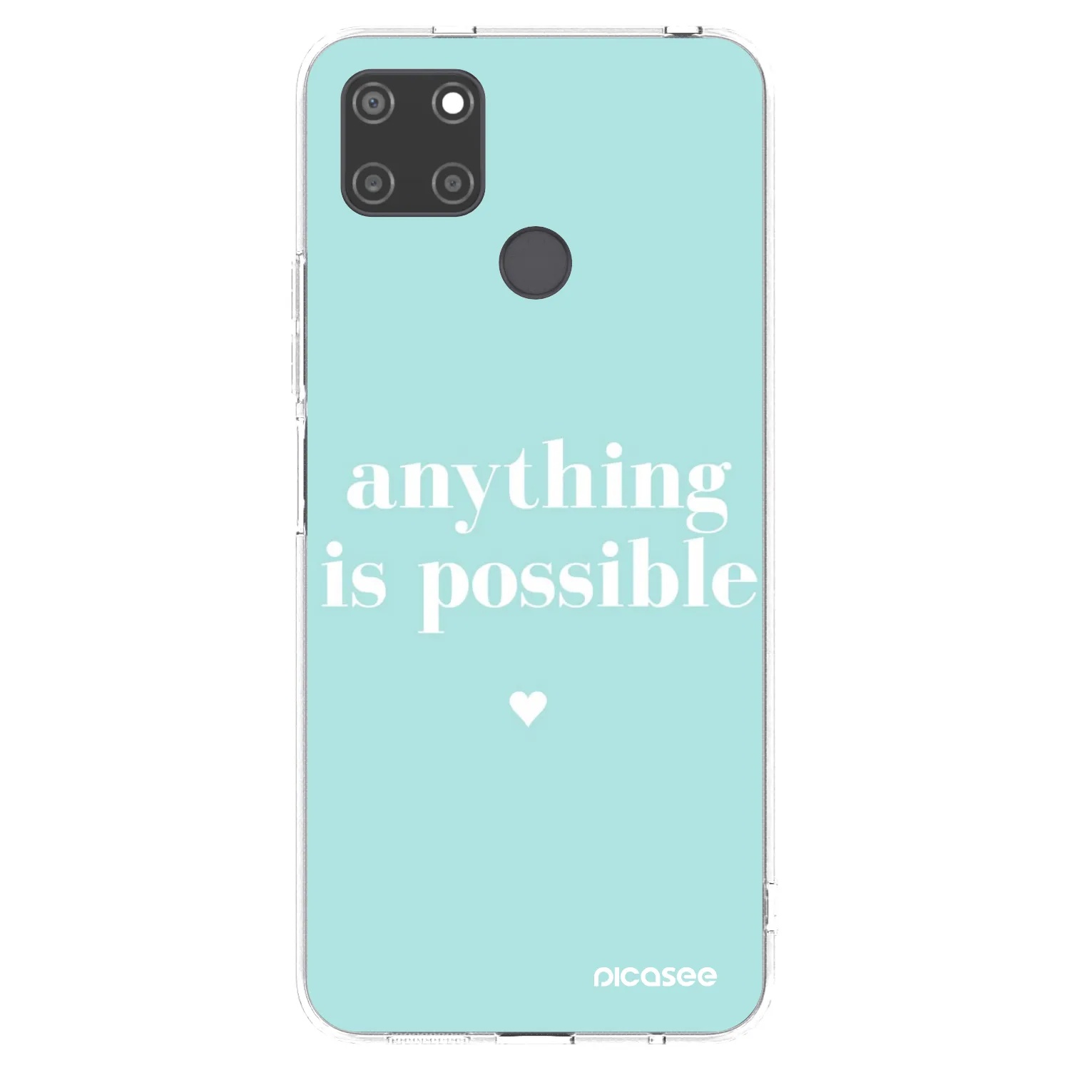 Picasee husă transparentă din silicon pentru Realme C21Y - Anything is possible