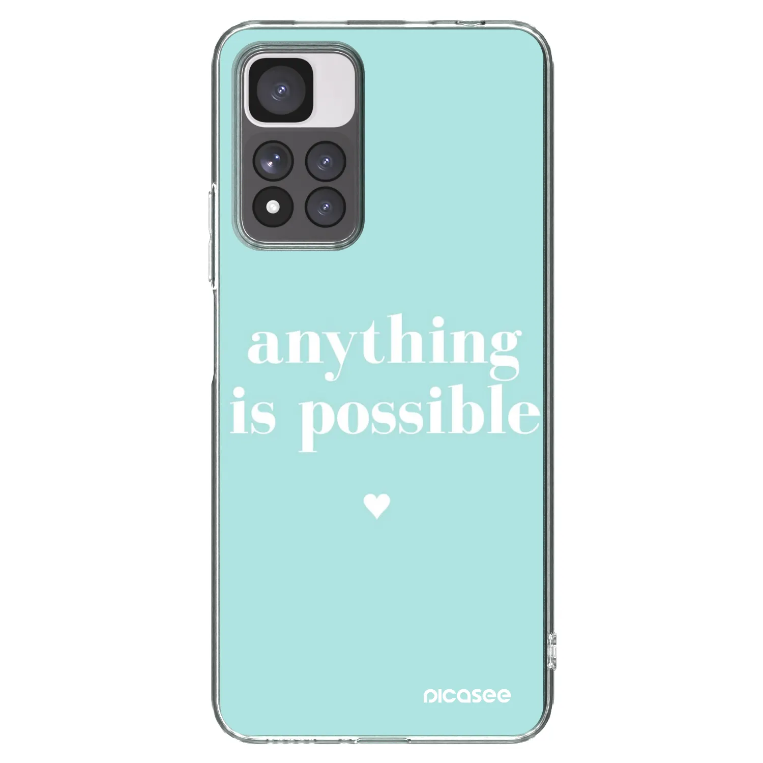 Picasee husă transparentă din silicon pentru Xiaomi Redmi Note 11 Pro+ 5G - Anything is possible