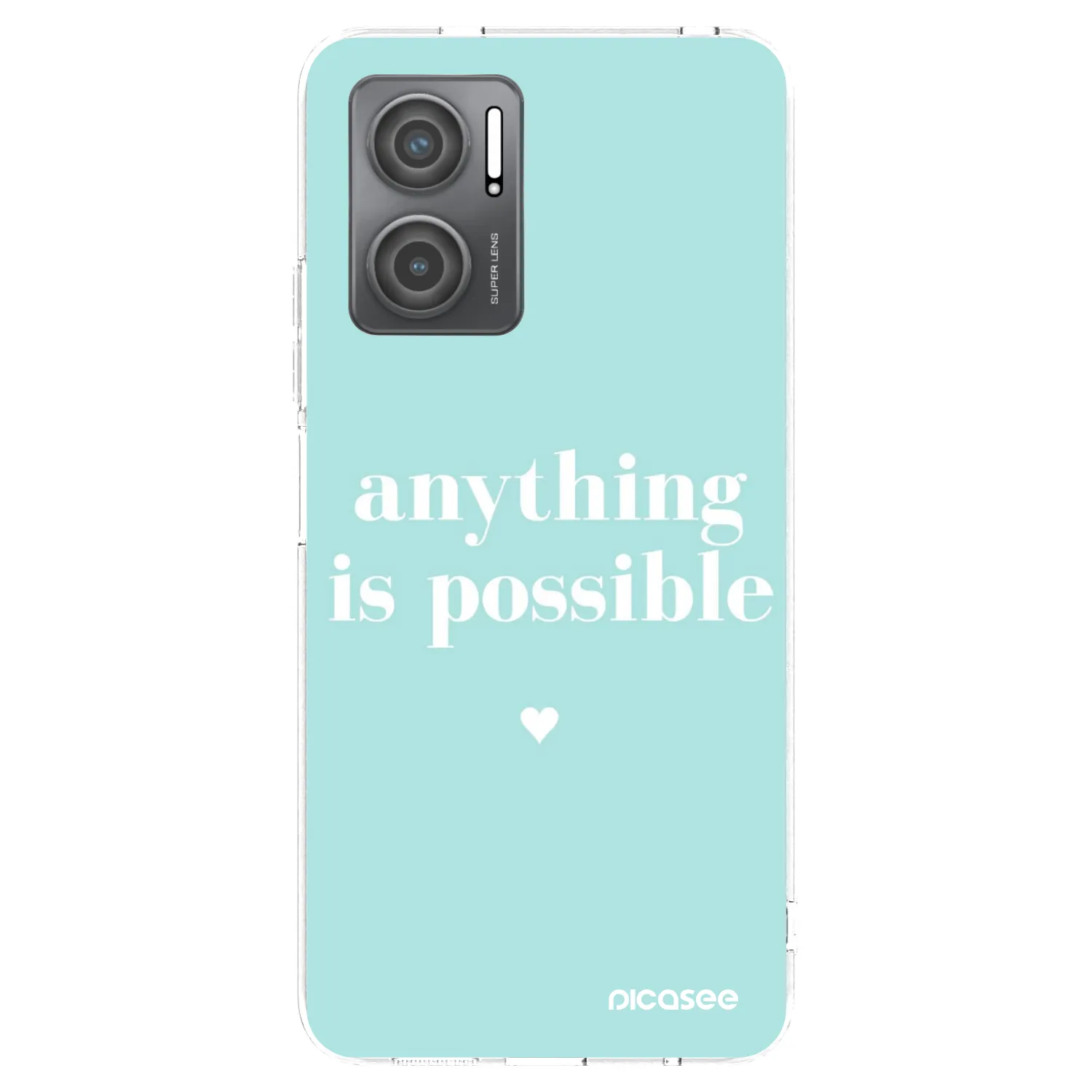 Picasee husă transparentă din silicon pentru Xiaomi Redmi 10 5G - Anything is possible