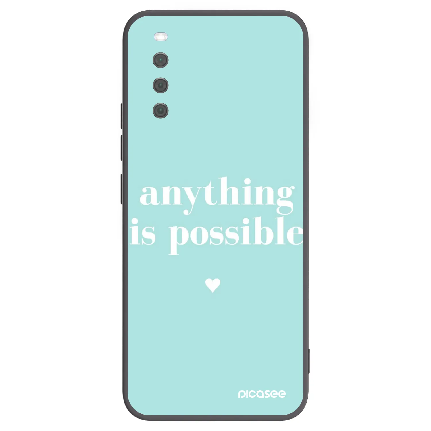 Picasee husă neagră din silicon pentru Sony Xperia 10 III - Anything is possible