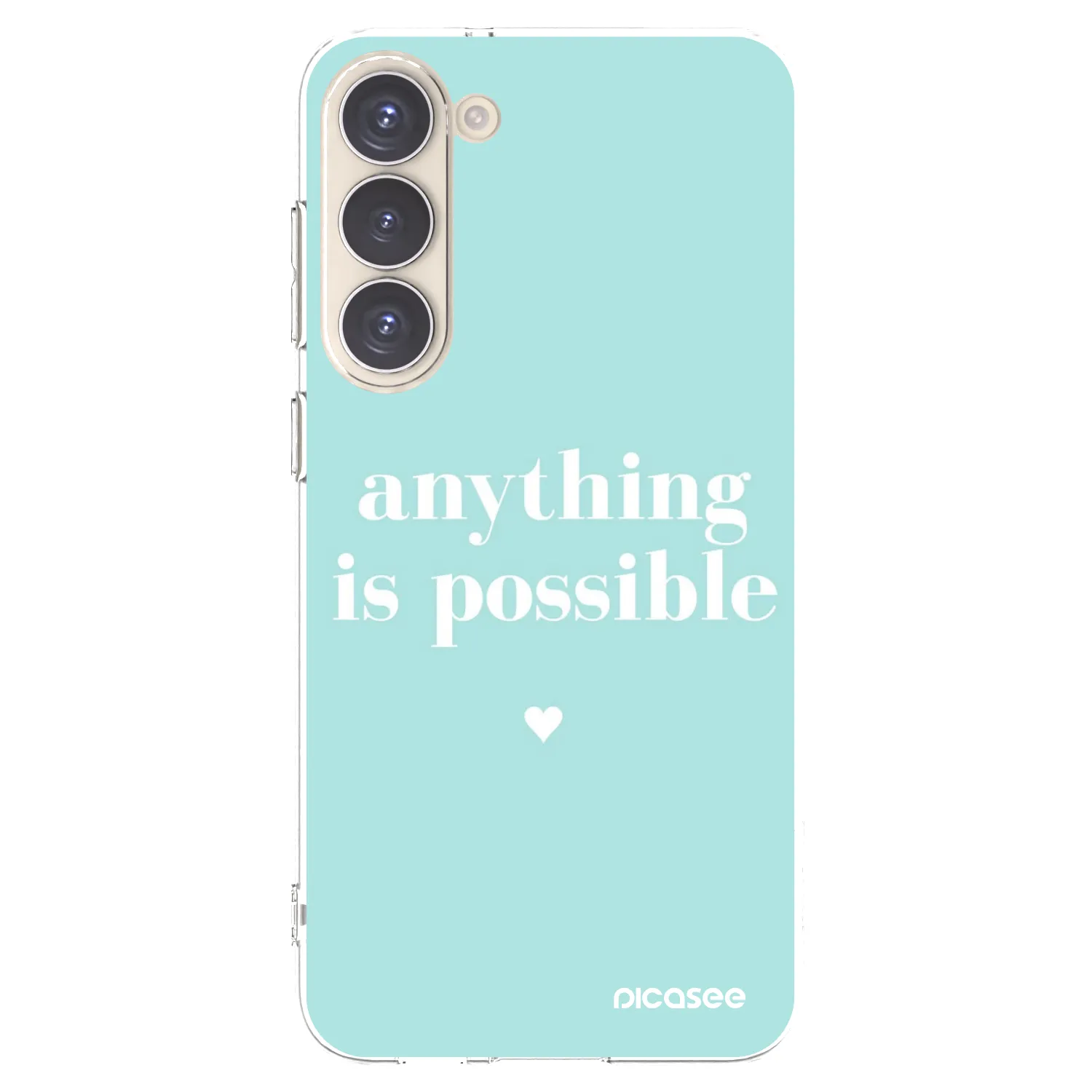 Picasee husă transparentă din silicon pentru Samsung Galaxy S23+ 5G - Anything is possible
