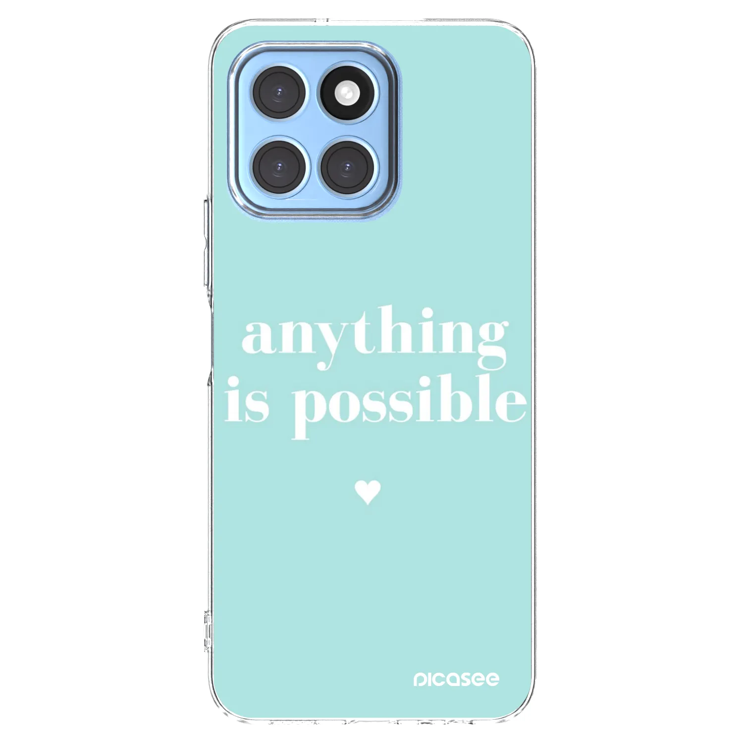 Picasee husă transparentă din silicon pentru Honor X8 5G - Anything is possible