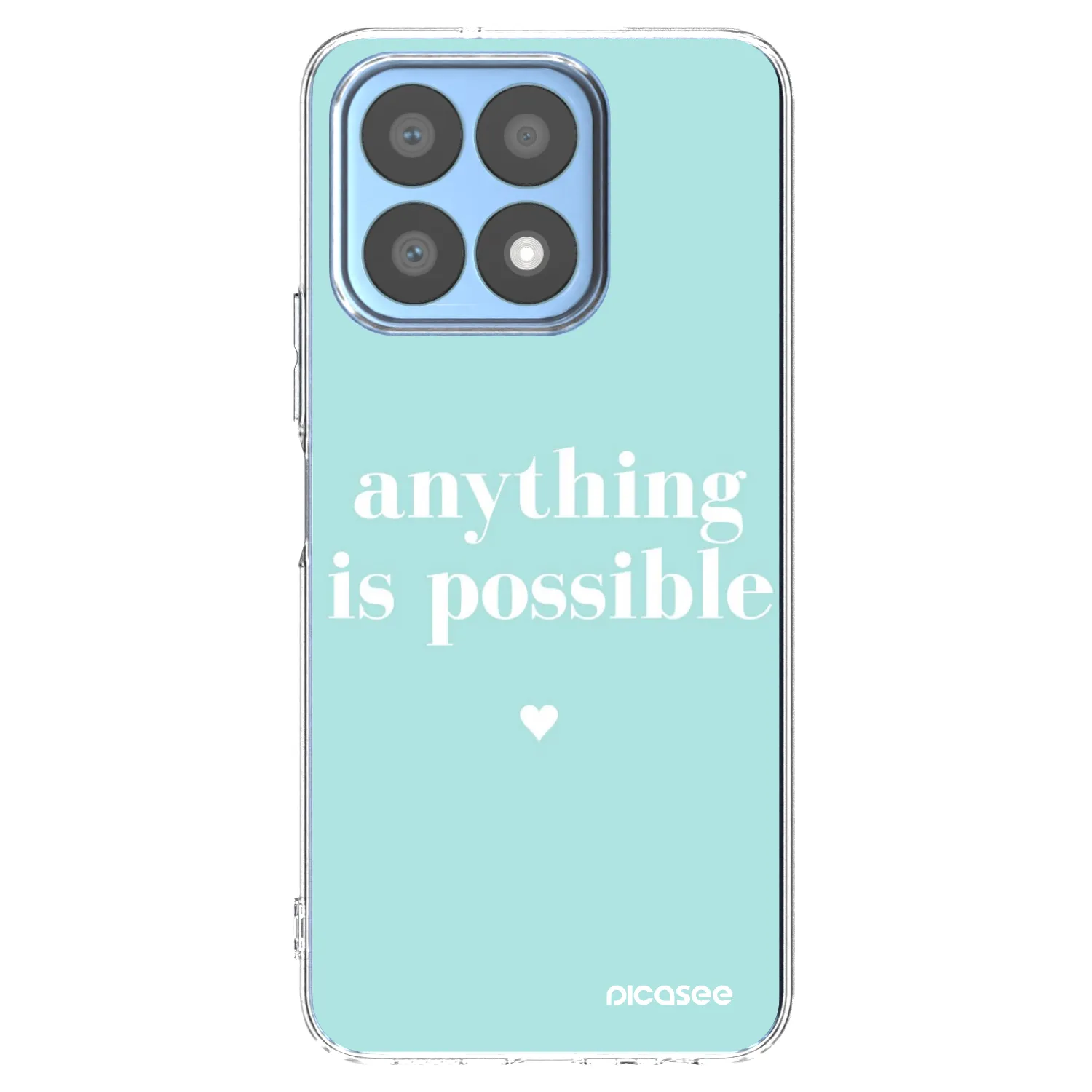 Picasee husă transparentă din silicon pentru Honor X8a - Anything is possible