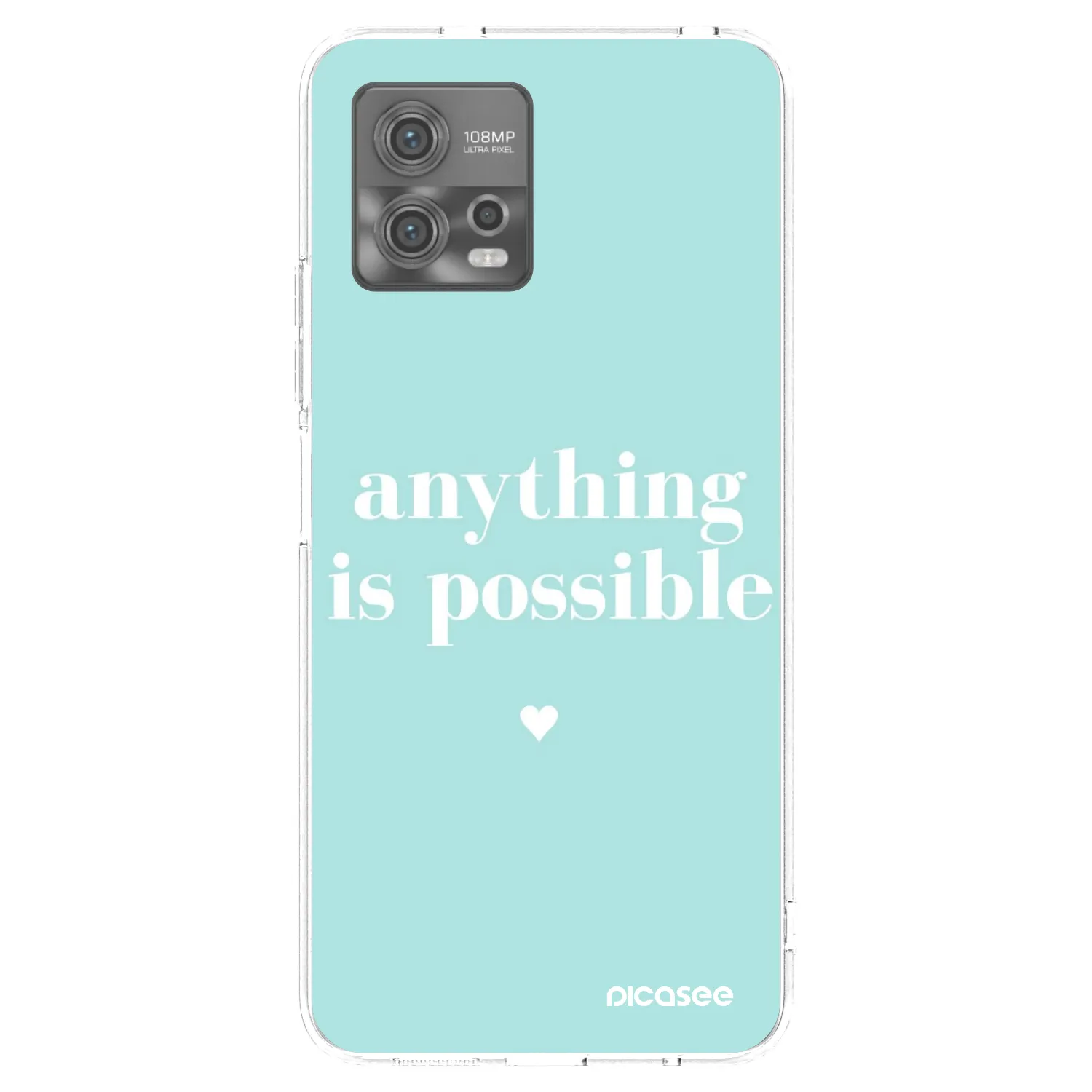 Picasee husă transparentă din silicon pentru Motorola Moto G72 - Anything is possible