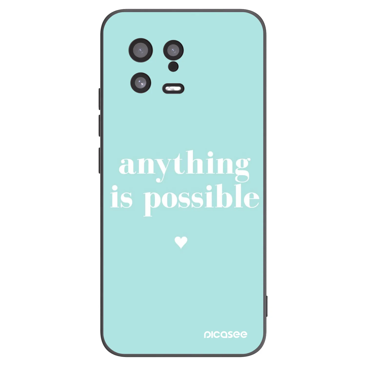 Picasee husă neagră din silicon pentru Xiaomi 13 - Anything is possible