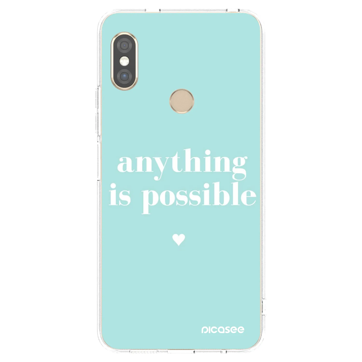 Picasee husă transparentă din silicon pentru Xiaomi Redmi Note 5 Global - Anything is possible
