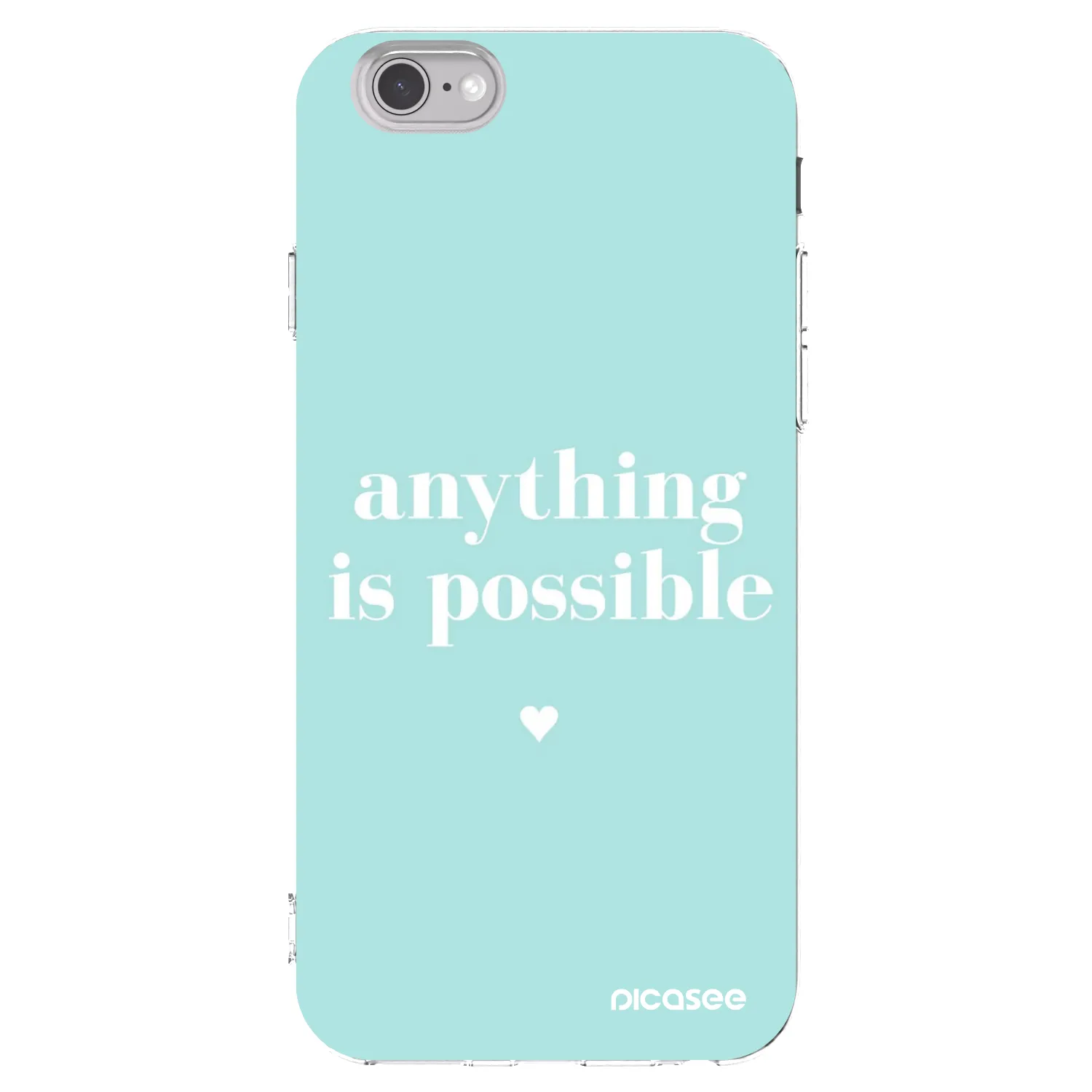 Picasee husă transparentă din silicon pentru Apple iPhone 6/6S - Anything is possible