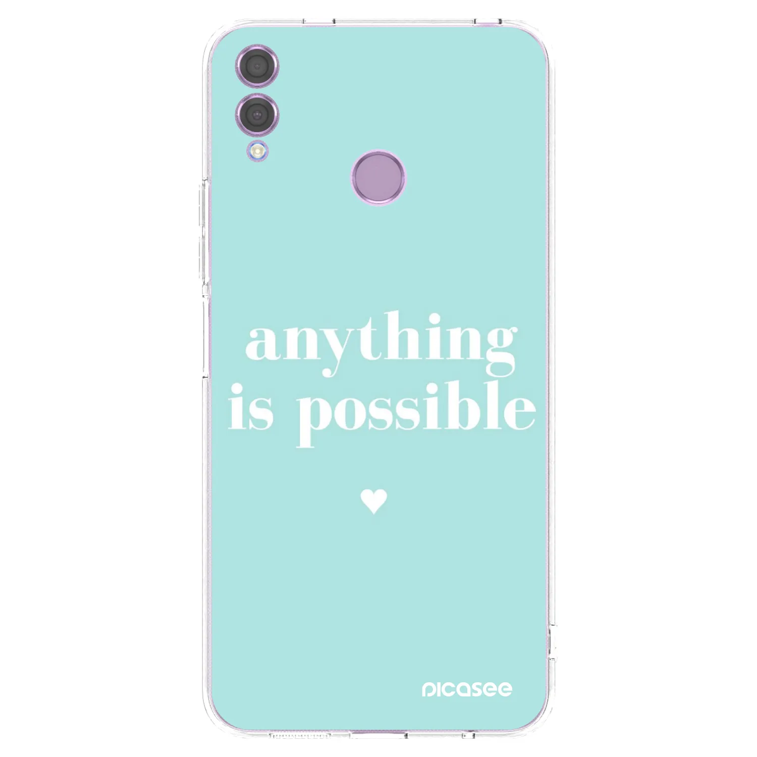 Picasee husă transparentă din silicon pentru Honor 8X - Anything is possible