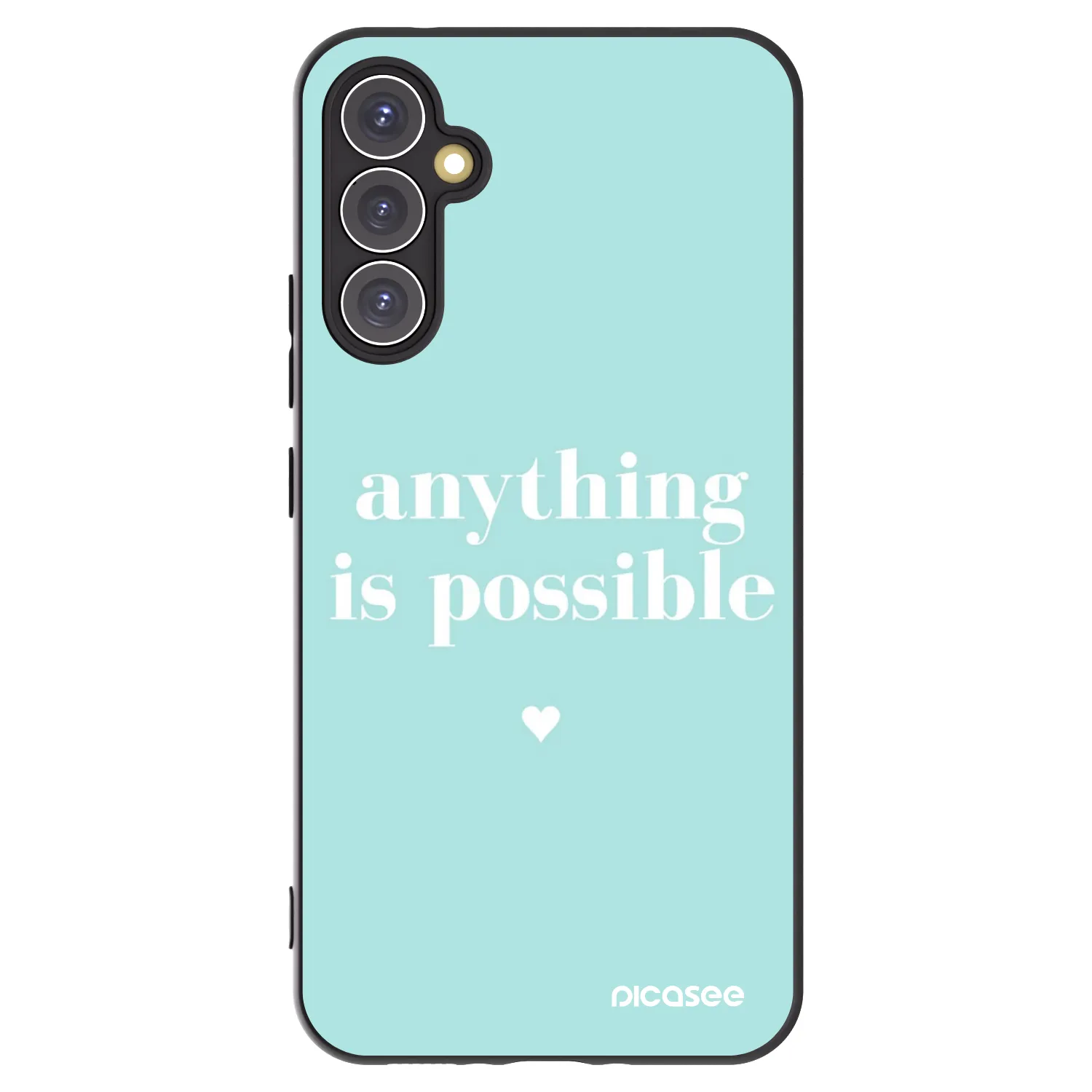 Picasee husă neagră din silicon pentru Samsung Galaxy A34 5G A346B - Anything is possible