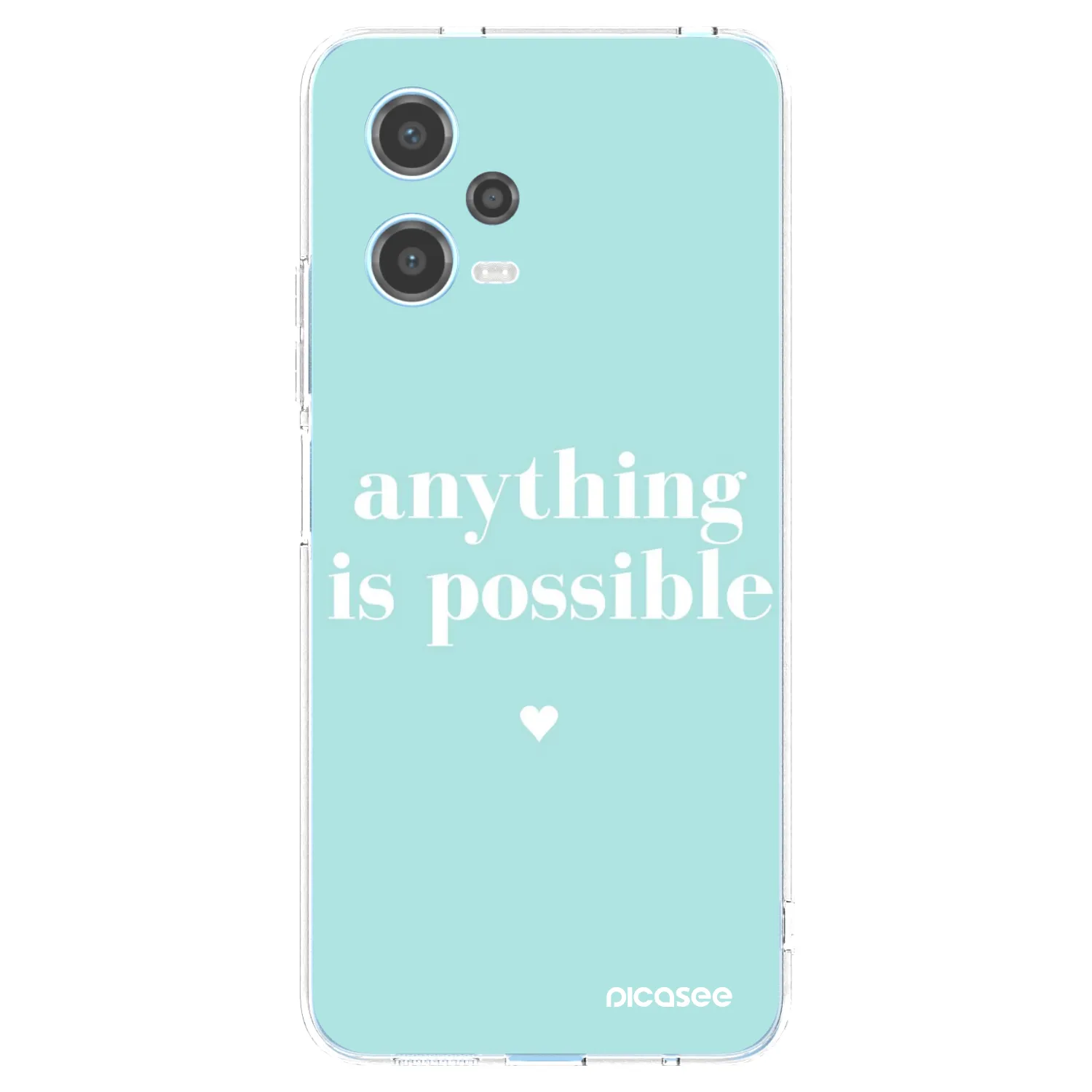 Picasee husă transparentă din silicon pentru Xiaomi Redmi Note 12 5G - Anything is possible