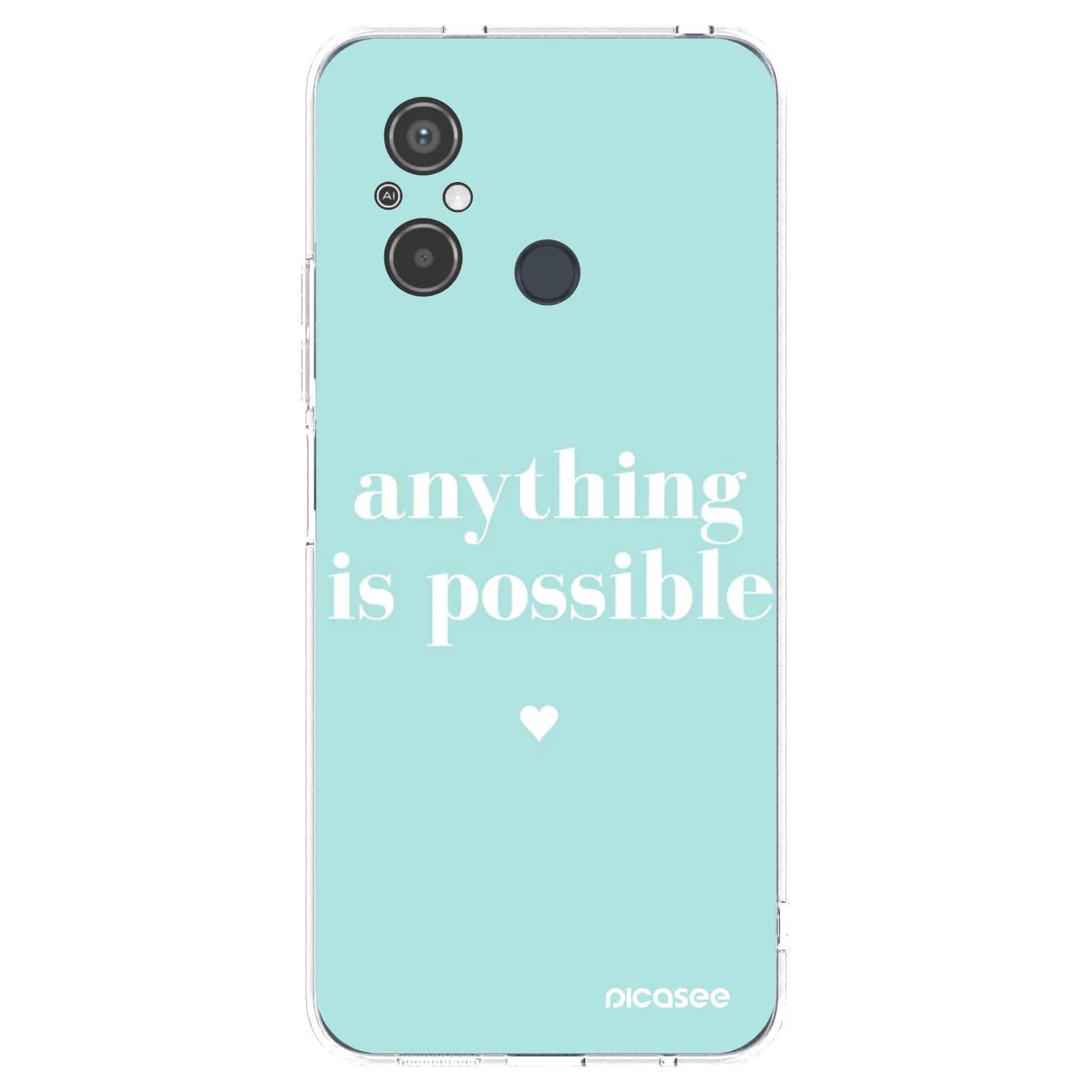 Picasee husă transparentă din silicon pentru Xiaomi Redmi 12C - Anything is possible