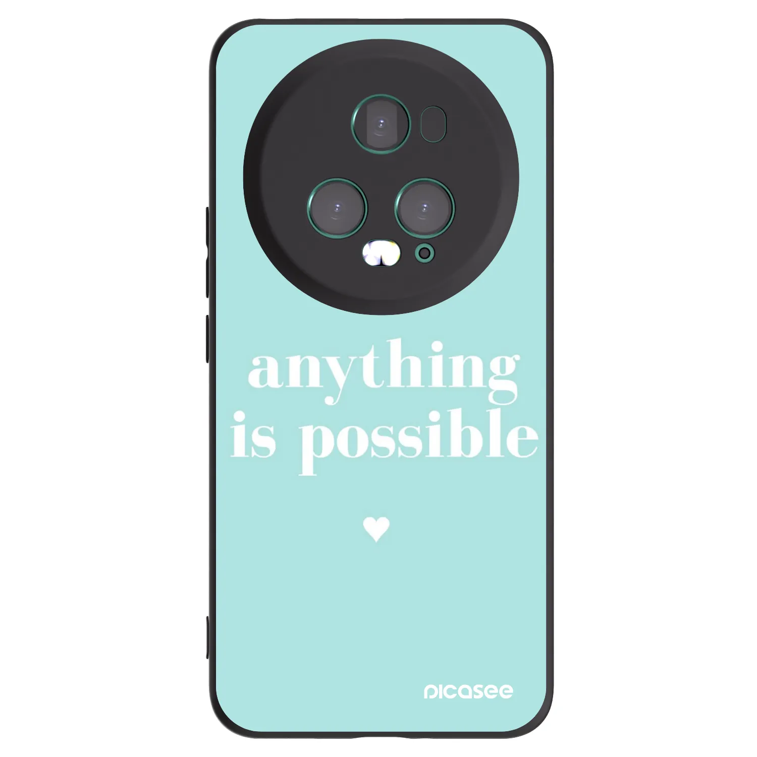 Picasee husă neagră din silicon pentru Honor Magic5 Pro - Anything is possible
