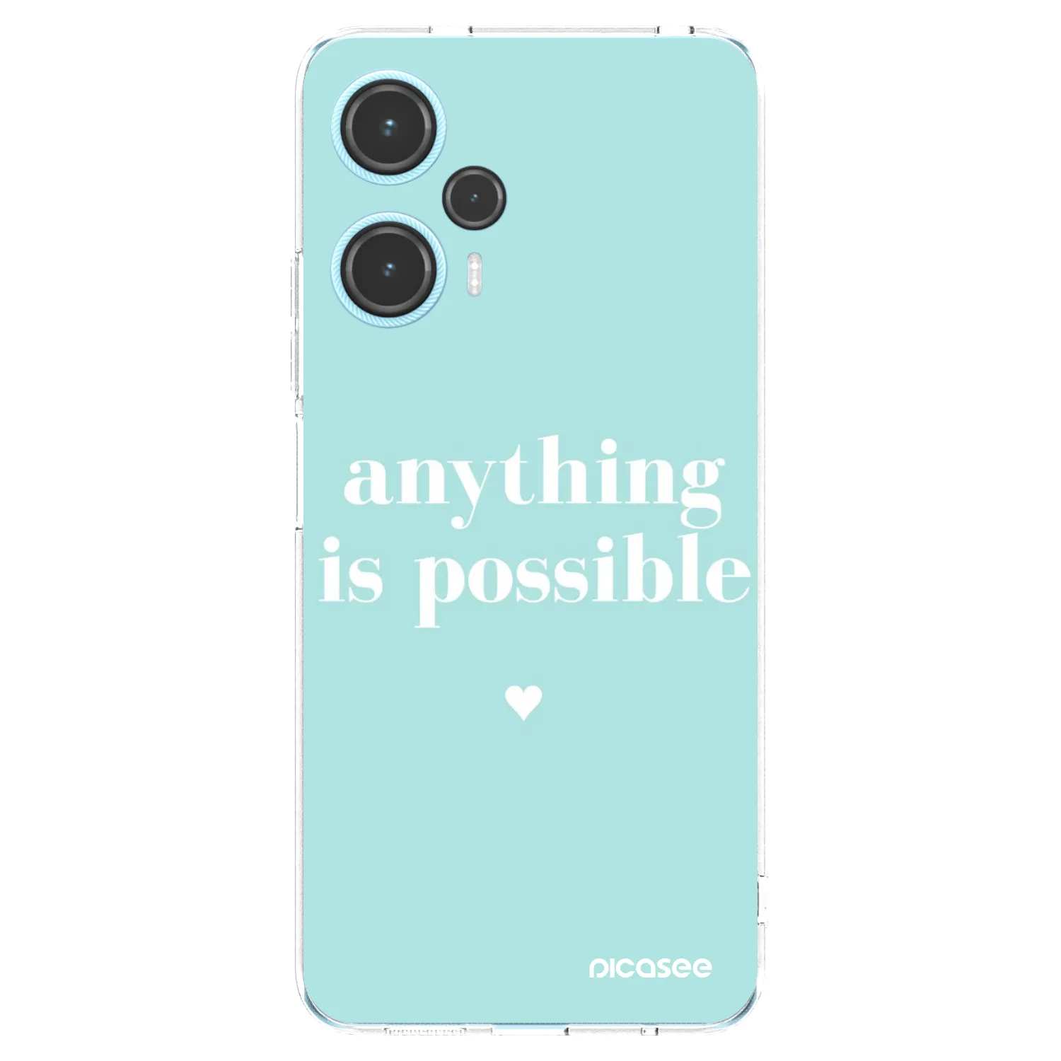 Picasee husă transparentă din silicon pentru Xiaomi Poco F5 - Anything is possible