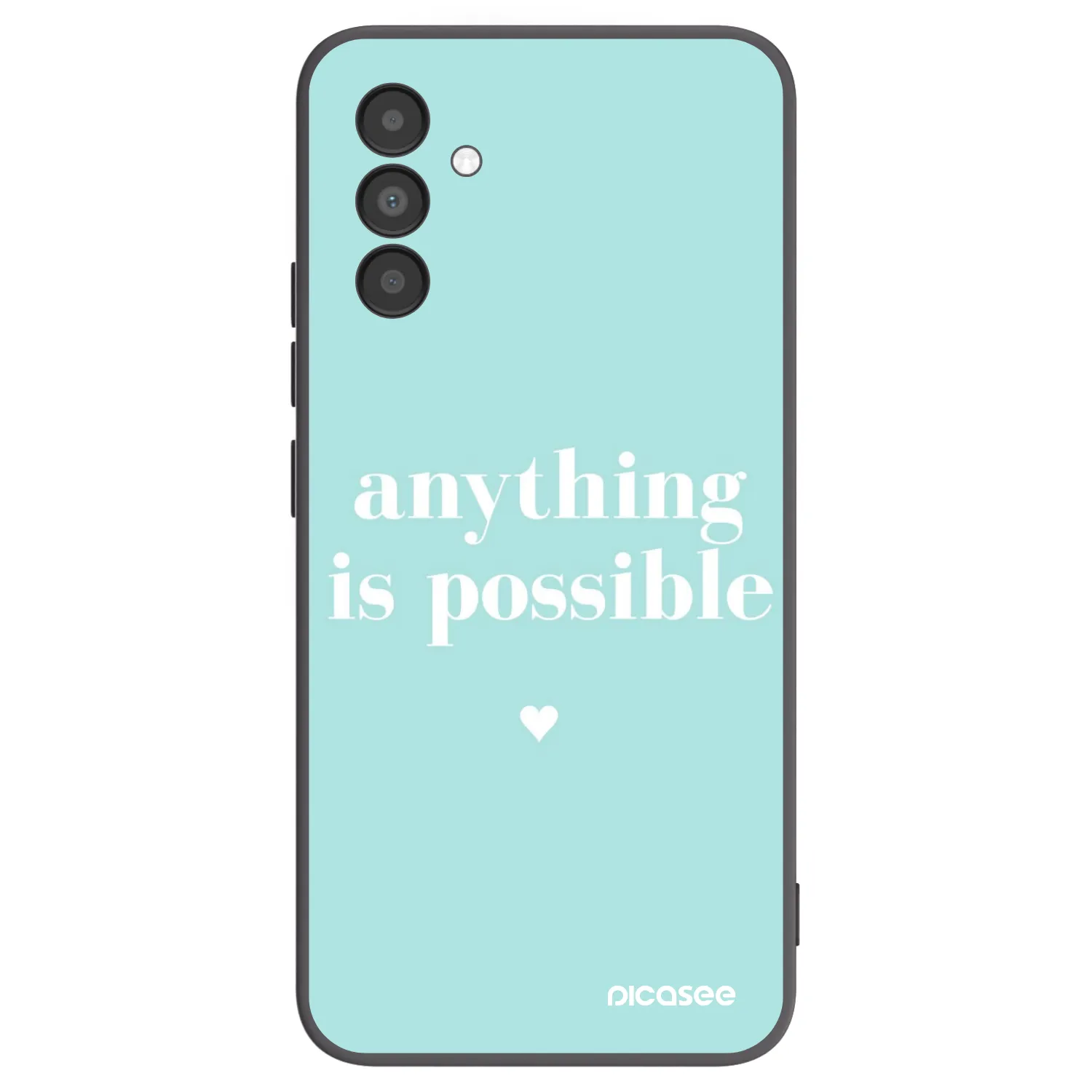 Picasee husă neagră din silicon pentru Samsung Galaxy A04s A047F - Anything is possible