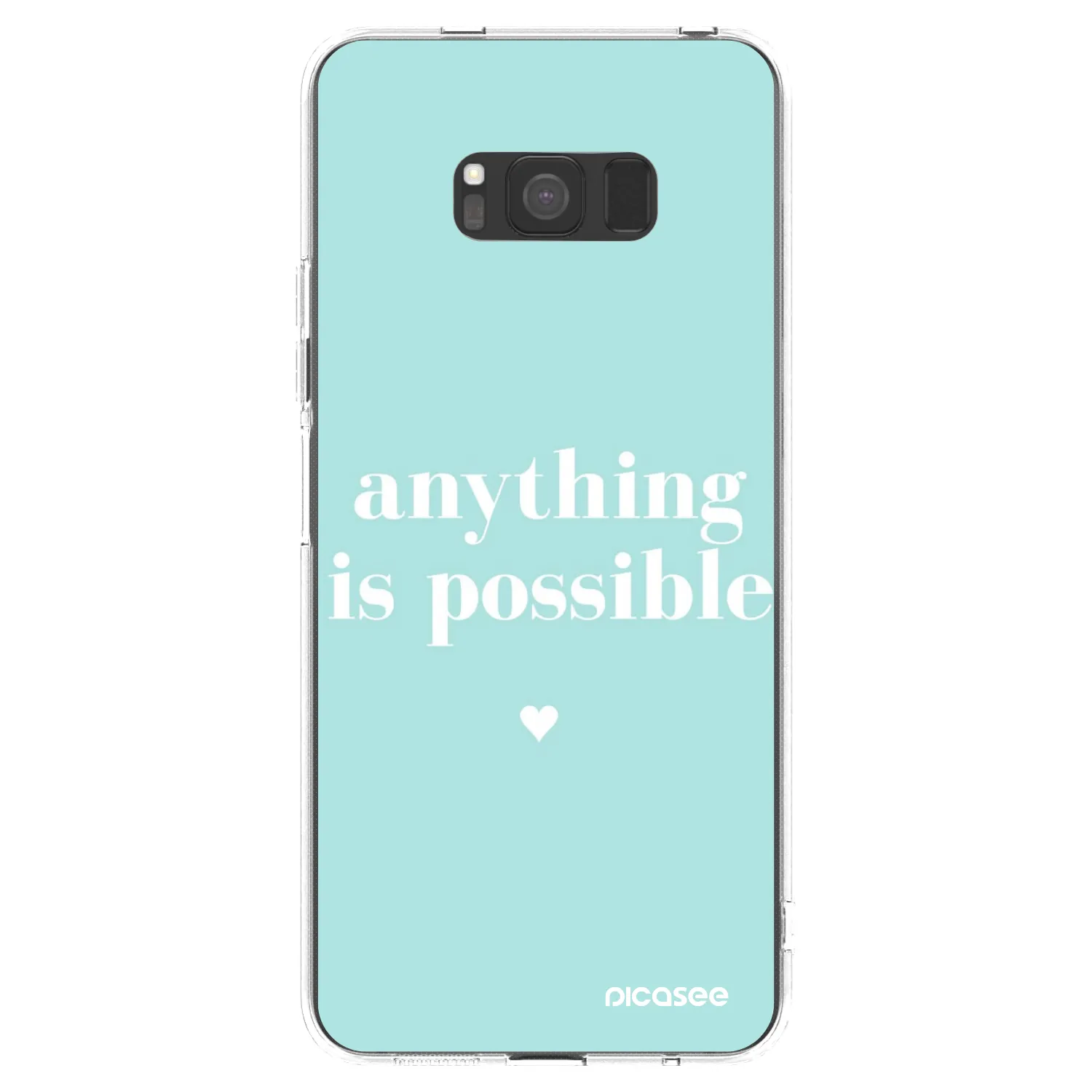 Picasee husă transparentă din silicon pentru Samsung Galaxy S8 G950F - Anything is possible