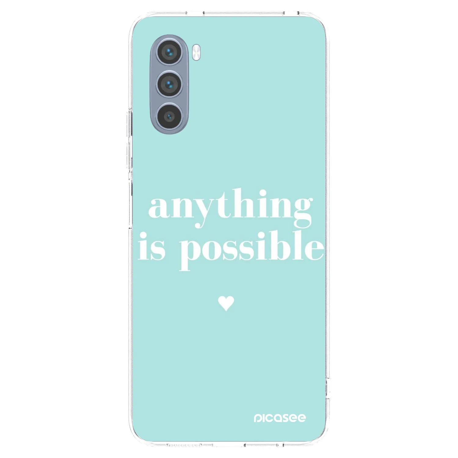Picasee husă transparentă din silicon pentru Motorola Moto G62 - Anything is possible