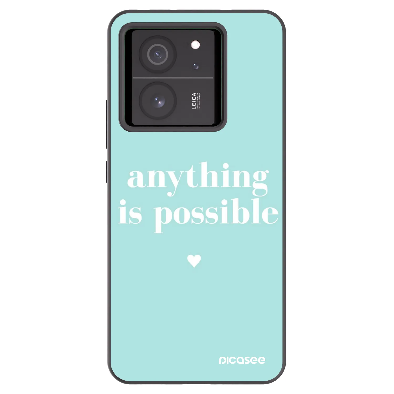 Picasee husă neagră din silicon pentru Xiaomi 13T Pro - Anything is possible