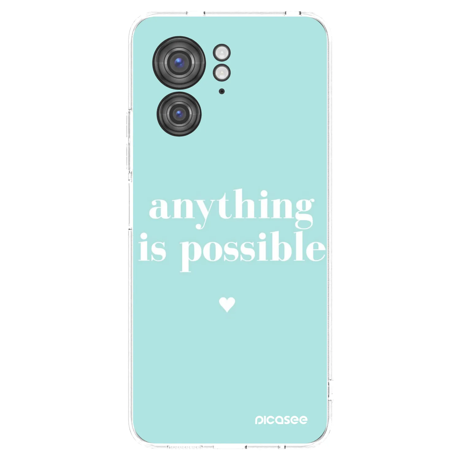 Picasee husă transparentă din silicon pentru Motorola Edge 40 - Anything is possible