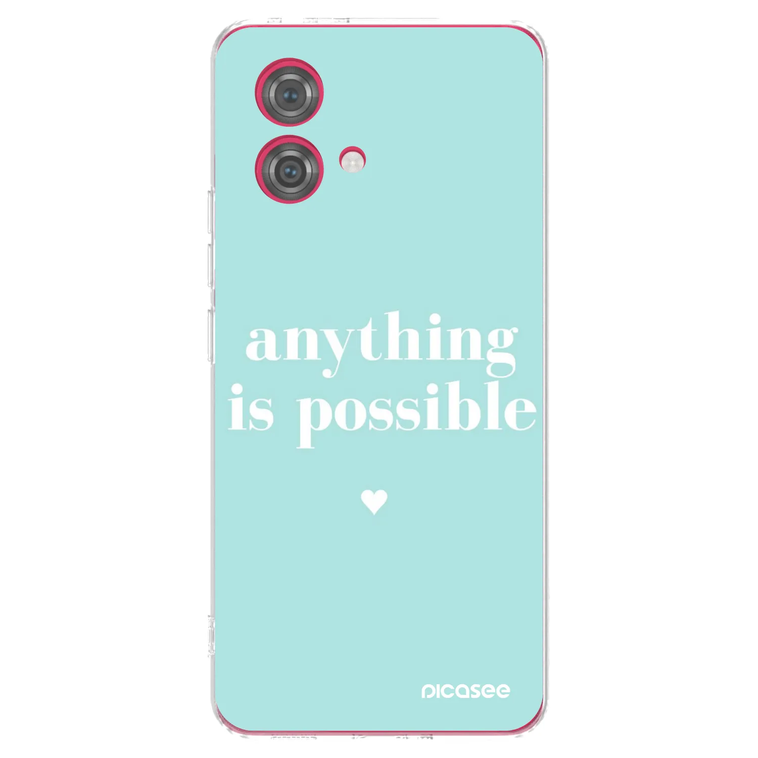 Picasee husă transparentă din silicon pentru Motorola Moto G84 5G - Anything is possible