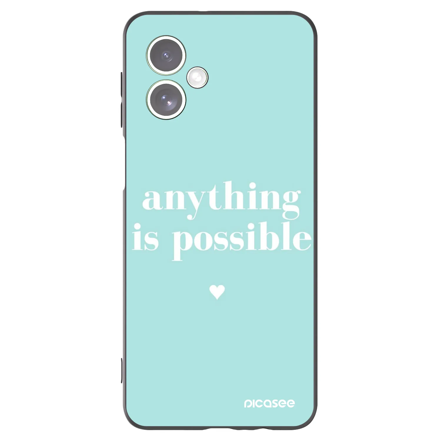Picasee husă neagră din silicon pentru Motorola Moto G54 5G - Anything is possible