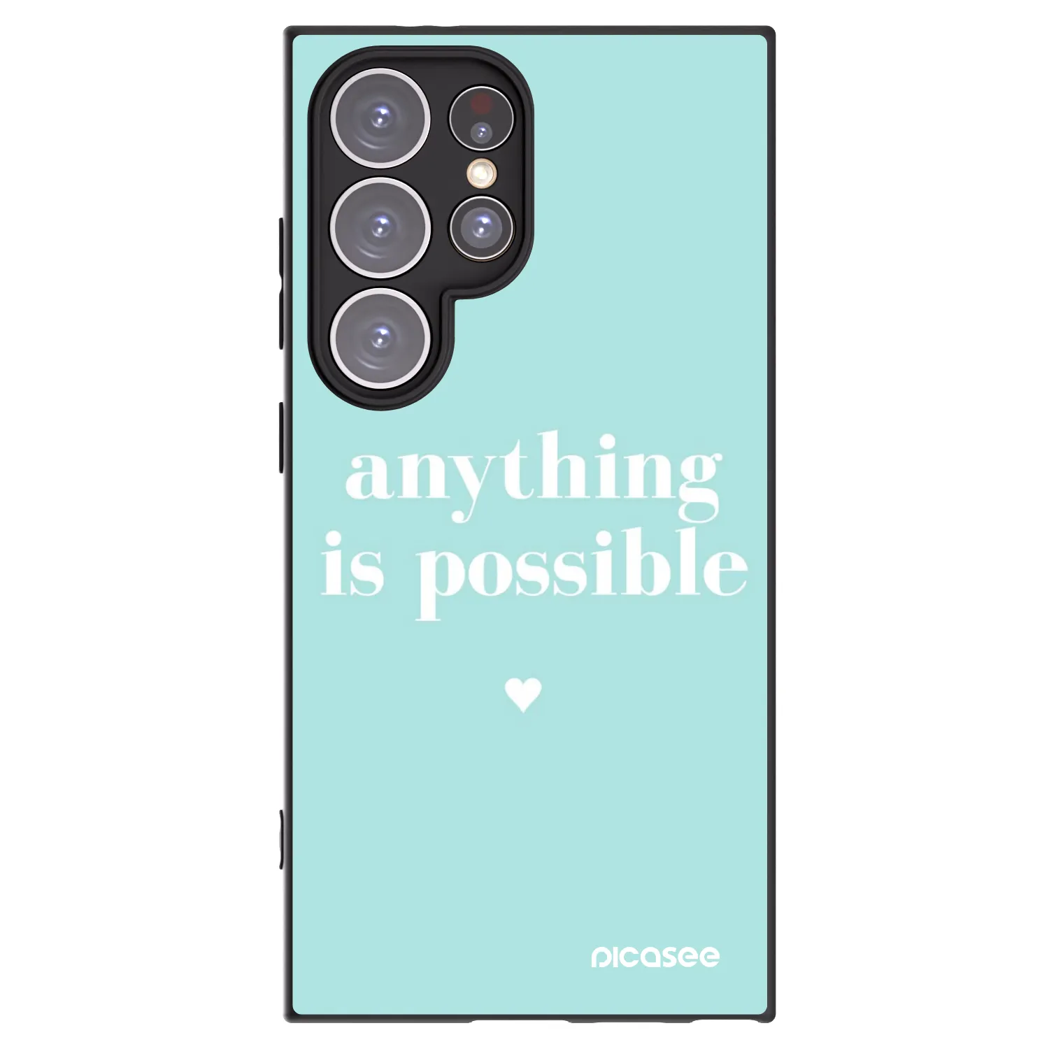 Picasee husă neagră din silicon pentru Samsung Galaxy S24 Ultra S928B 5G - Anything is possible