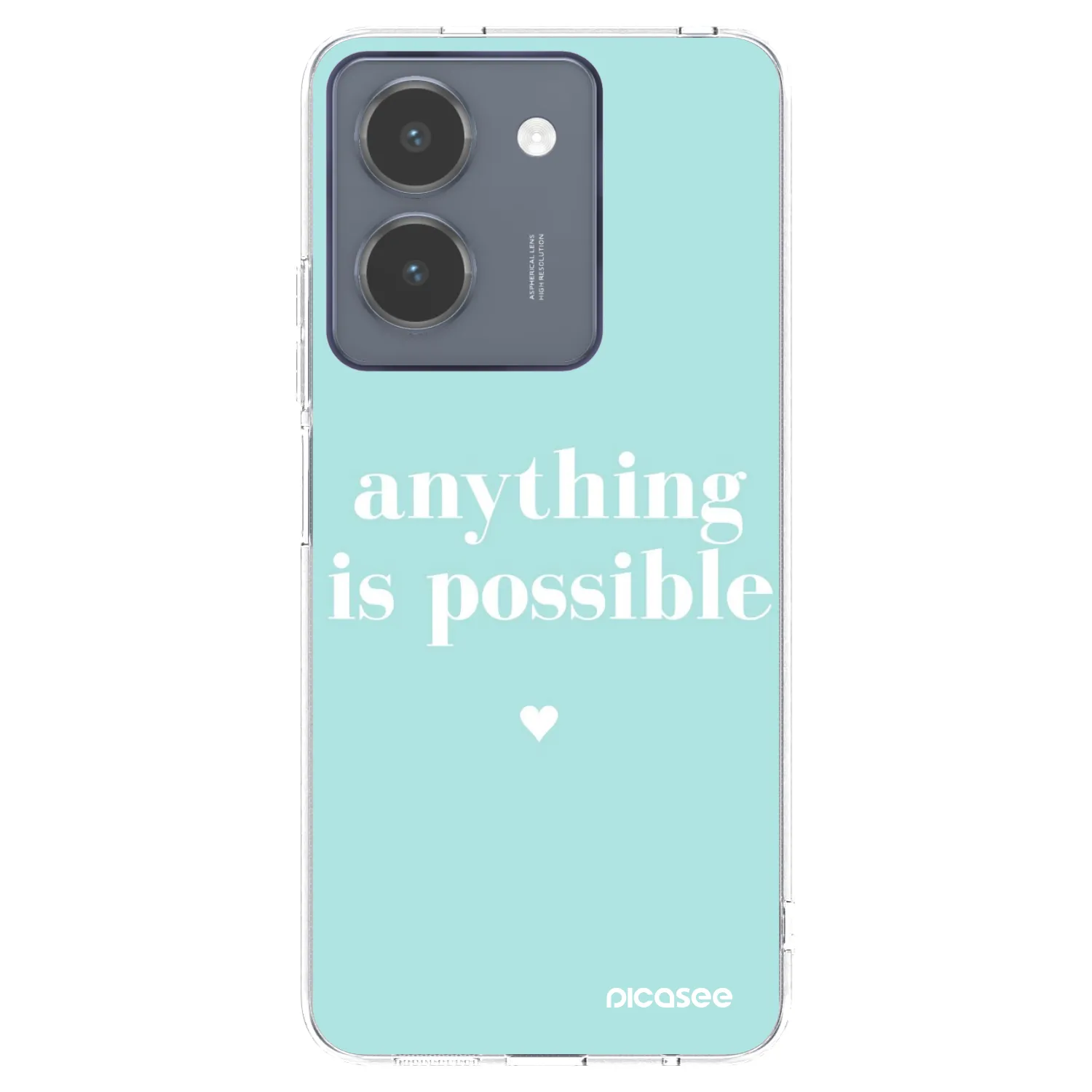 Picasee husă transparentă din silicon pentru Vivo Y36 4G - Anything is possible