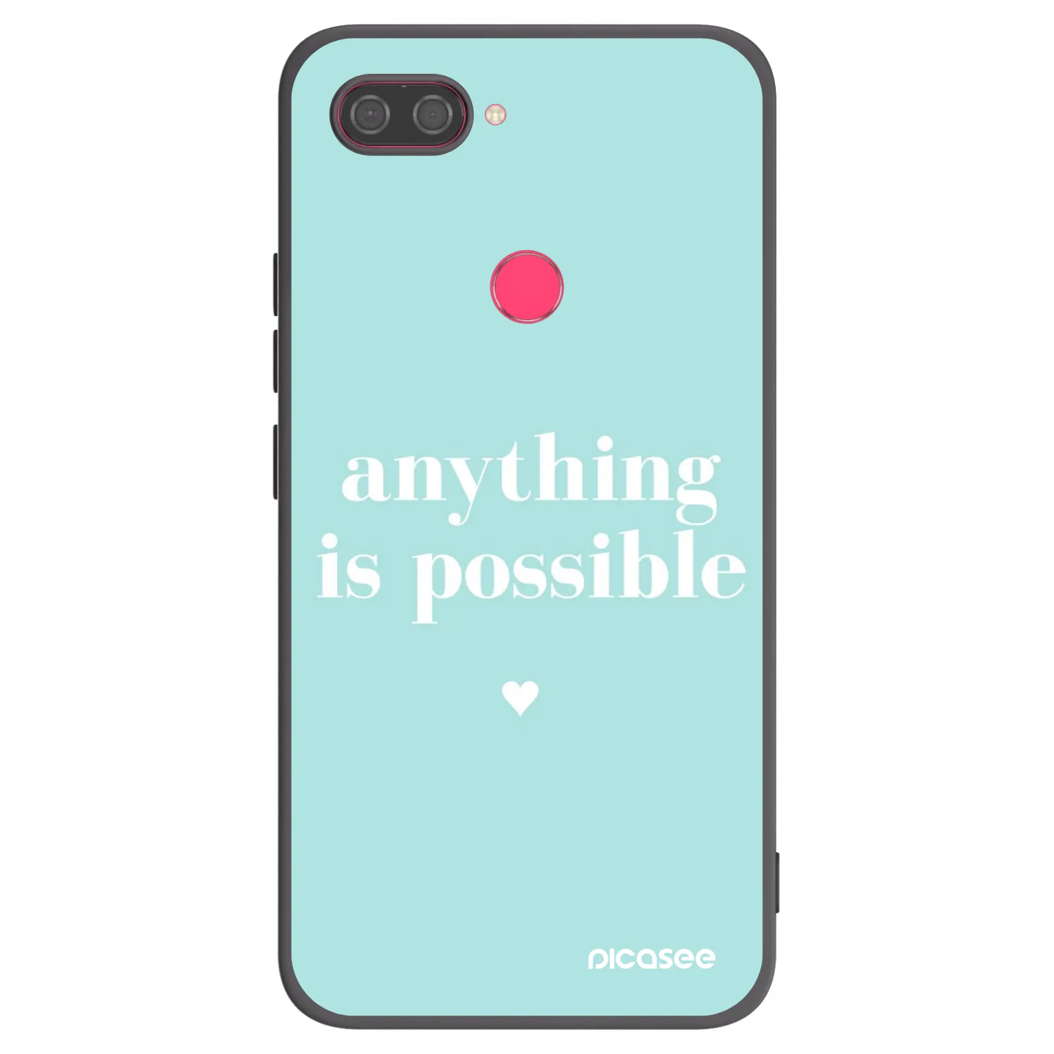 Picasee husă neagră din silicon pentru Xiaomi Mi 8 Lite - Anything is possible