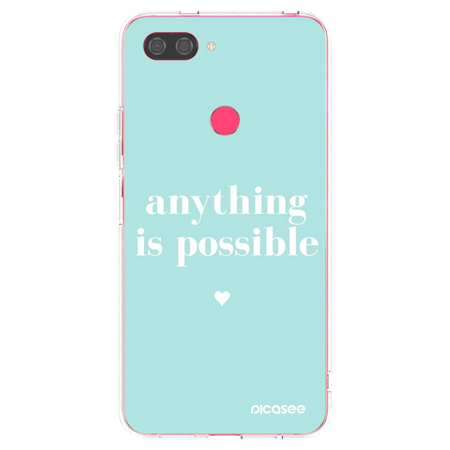 Picasee husă transparentă din silicon pentru Xiaomi Mi 8 Lite - Anything is possible
